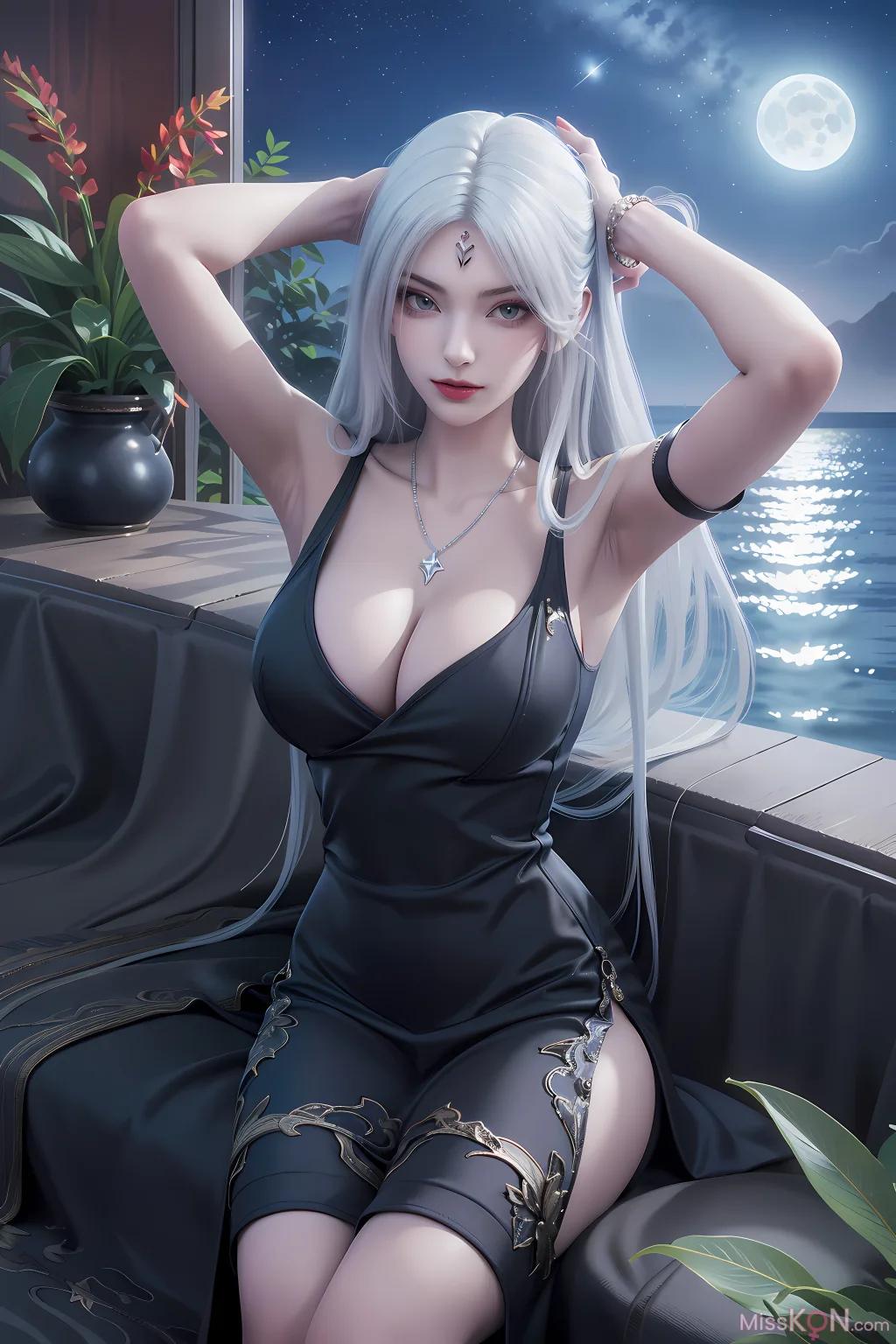 인공지능 생성) 小白 (60장의 사진)