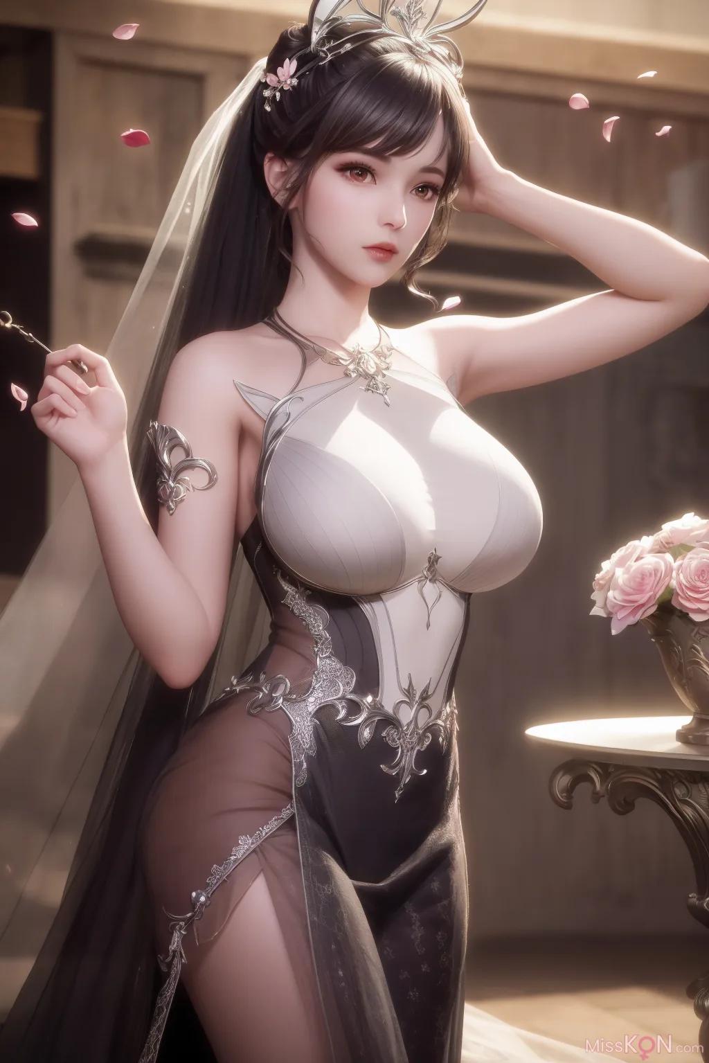 인공지능 생성 | 小舞花嫁 (49장의 사진)