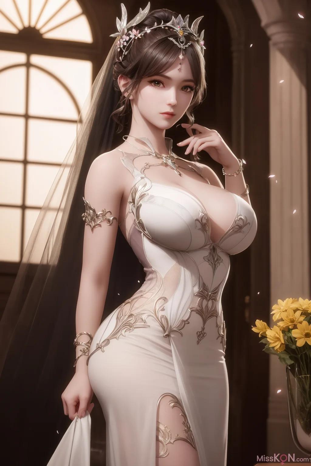AI-Generated Xiaowu's Wedding (49 photos)