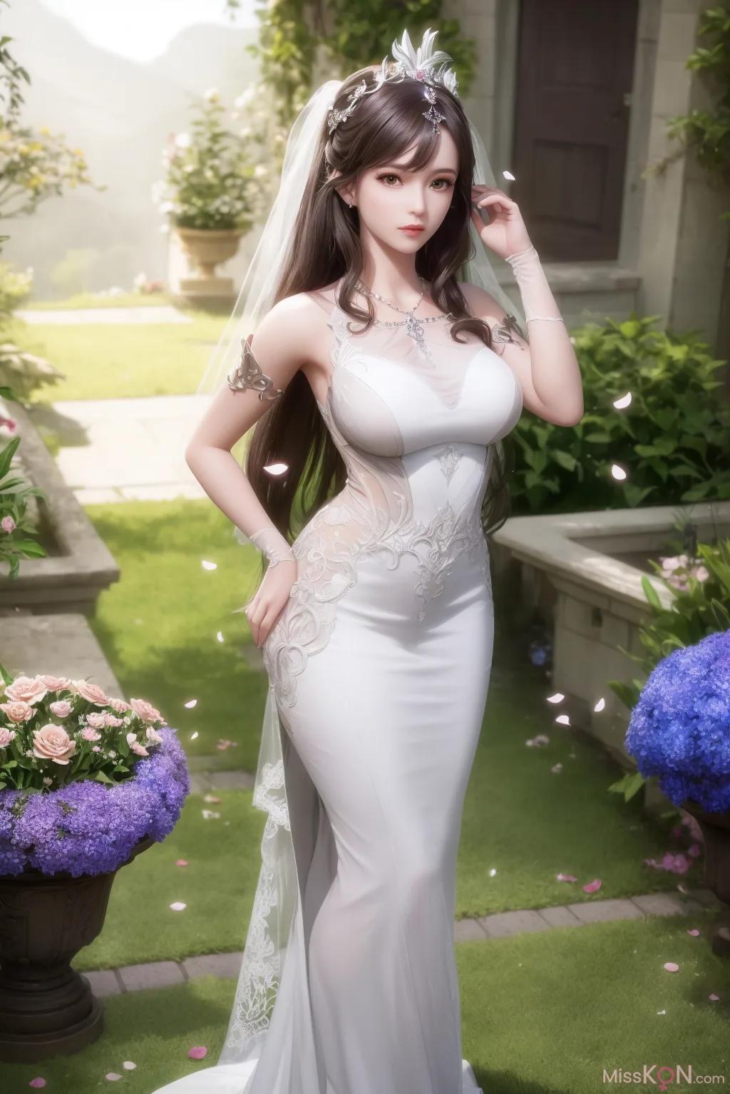 Trí tuệ nhân tạo] 小舞花嫁 (49 ảnh)