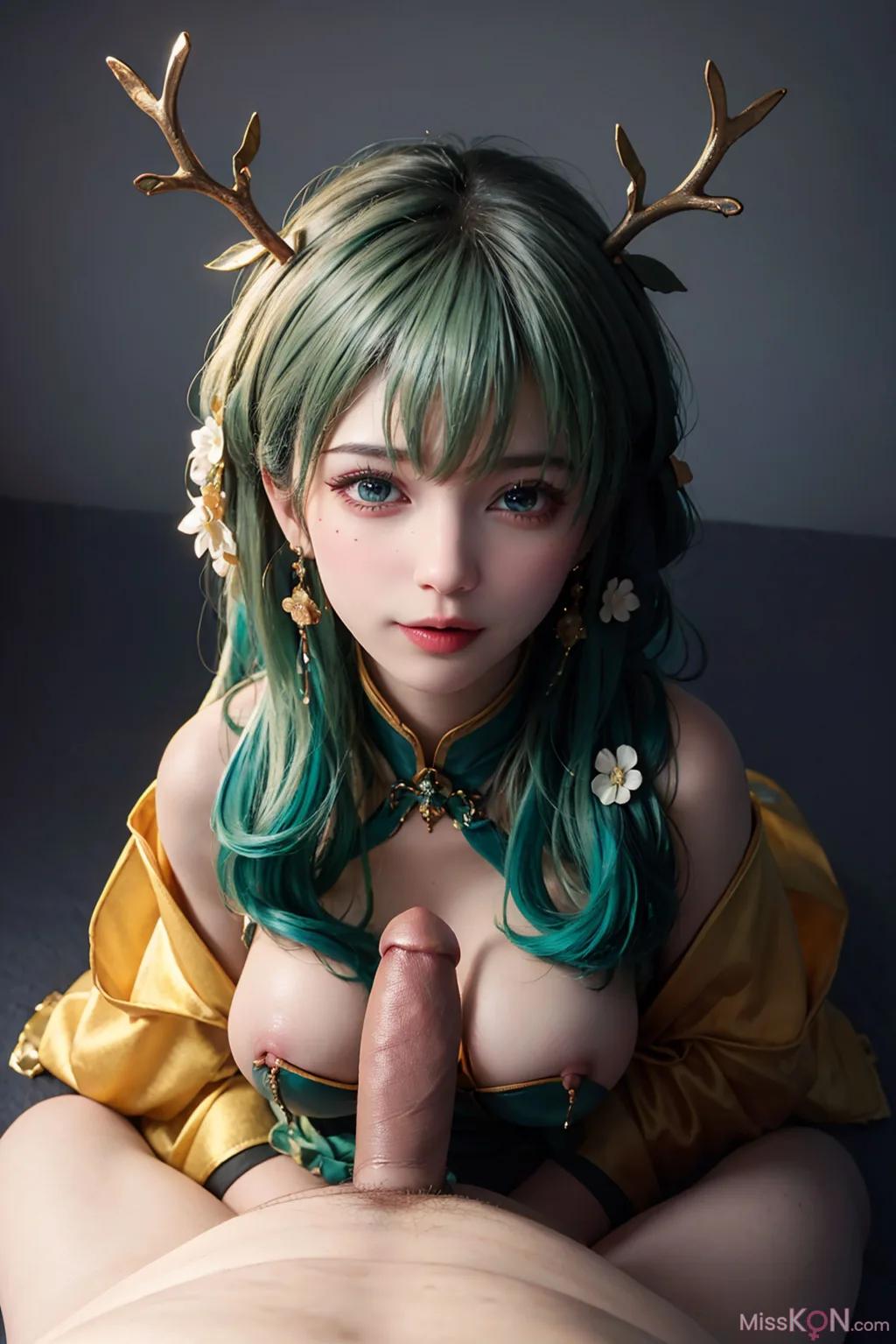 [AI Generated] กวางสาว (129 ภาพ)