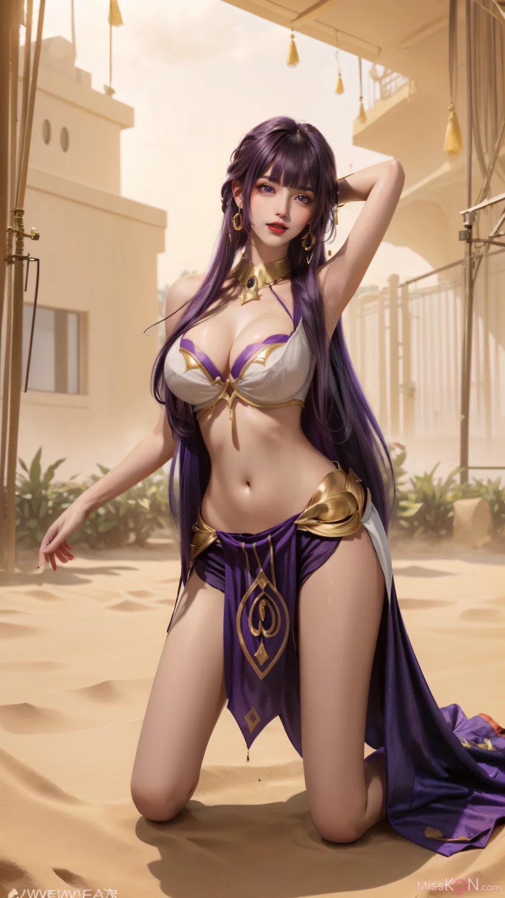 AI Generated Genshin Impact - Desert Queen (106 photos)