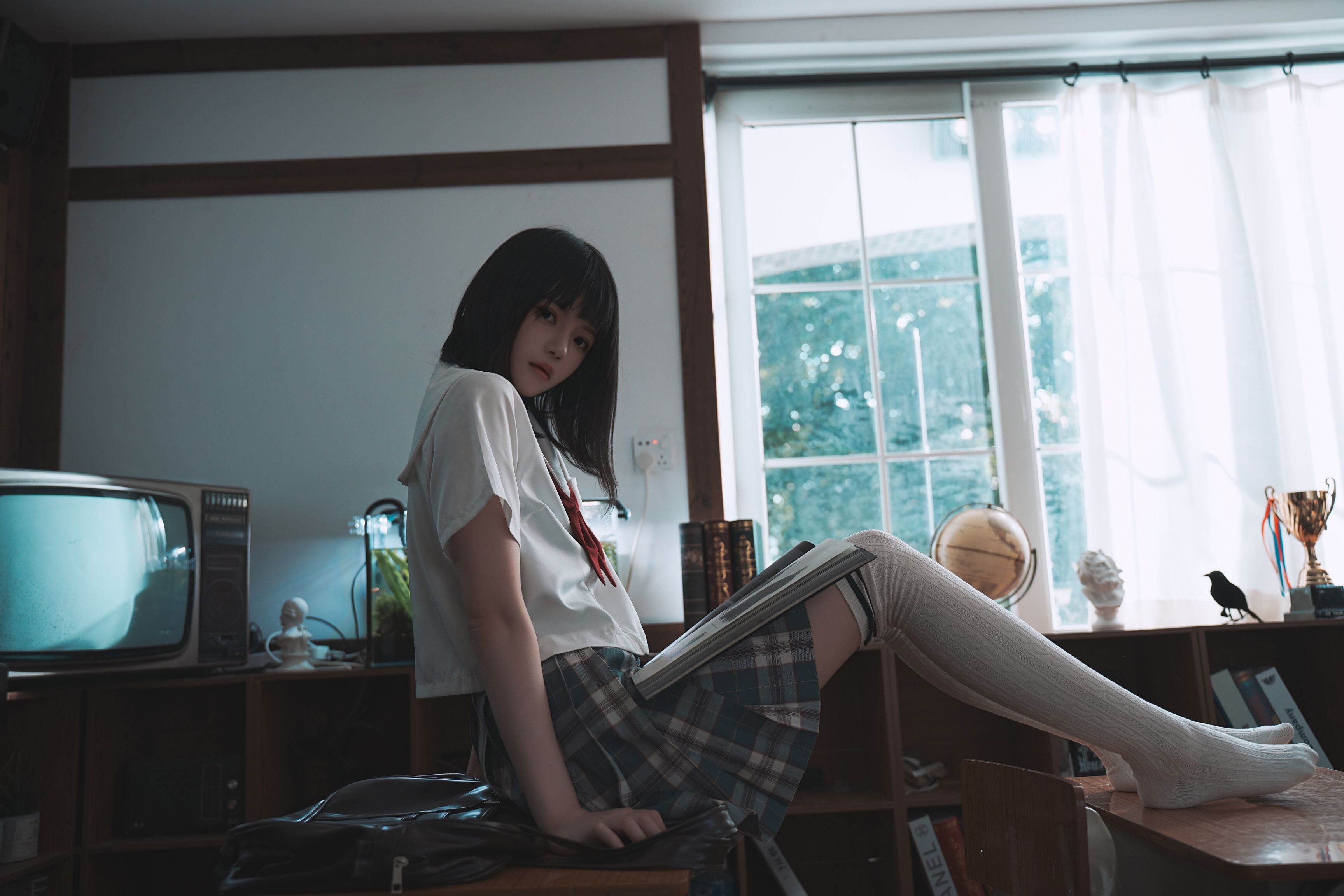 櫻桃喵 - 教室死庫水