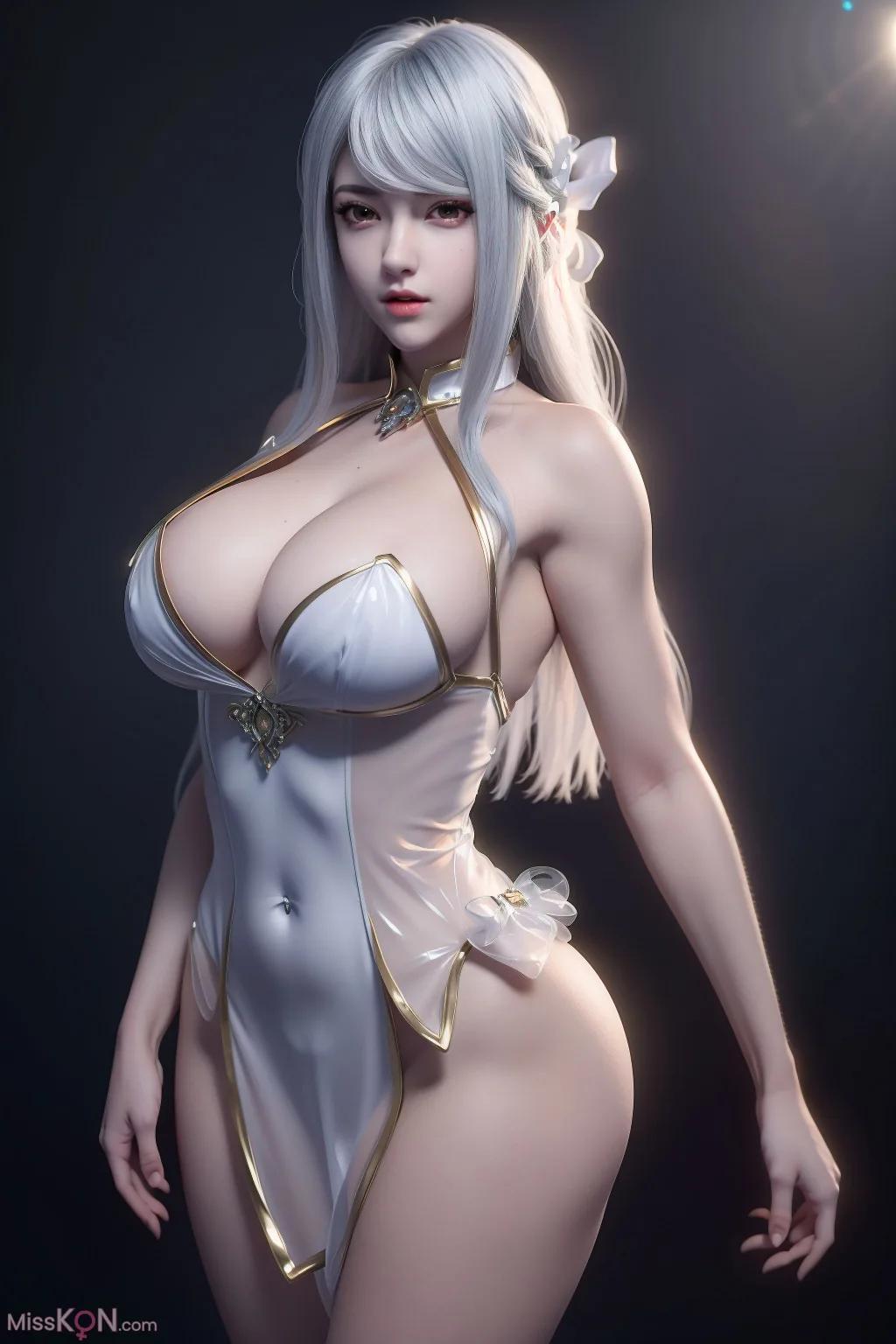 AI-Generated Guoman Baiying, beautiful and graceful (48 photos)