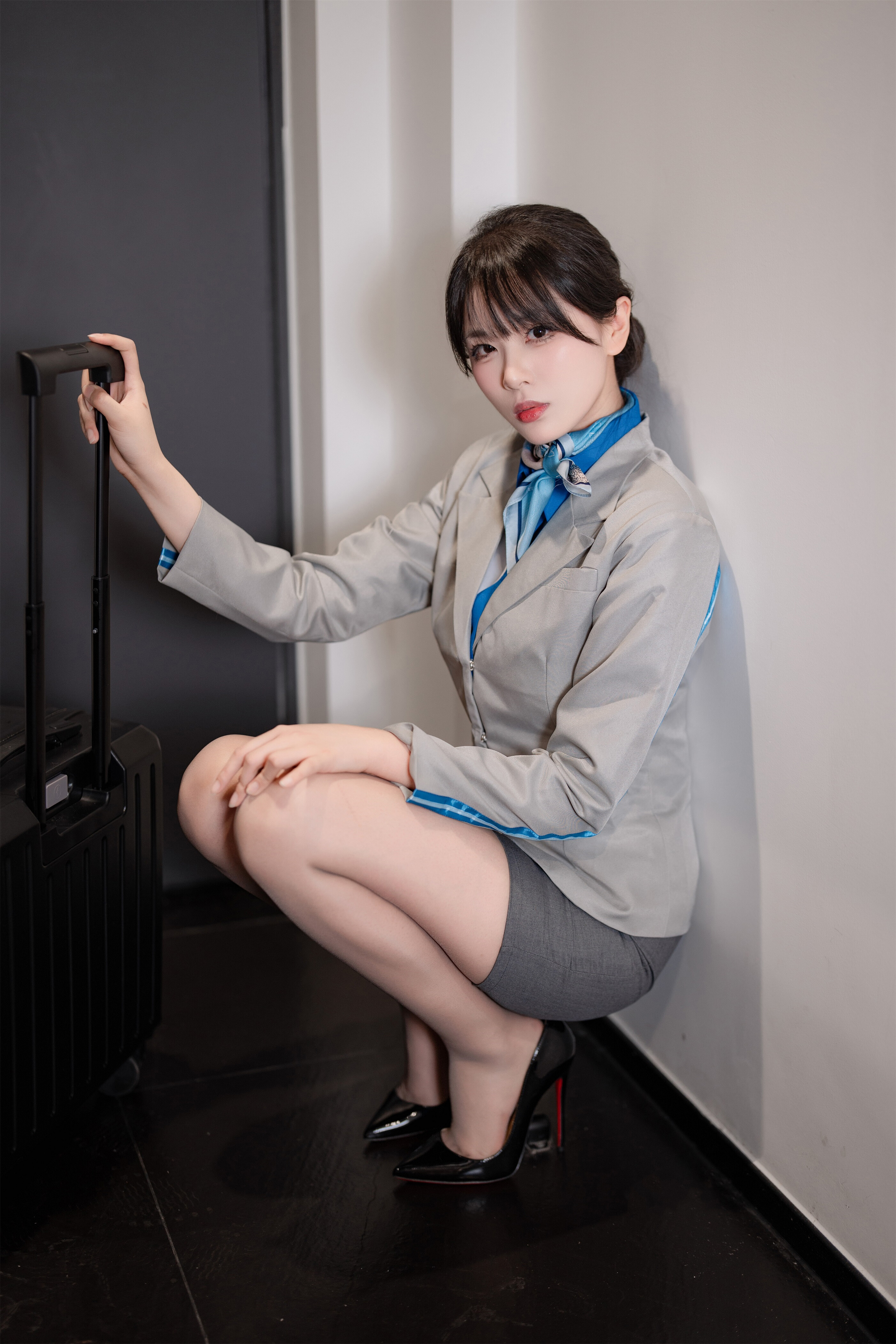 Xuan Xiao Senior Sister - Flight Attendant in Stockings