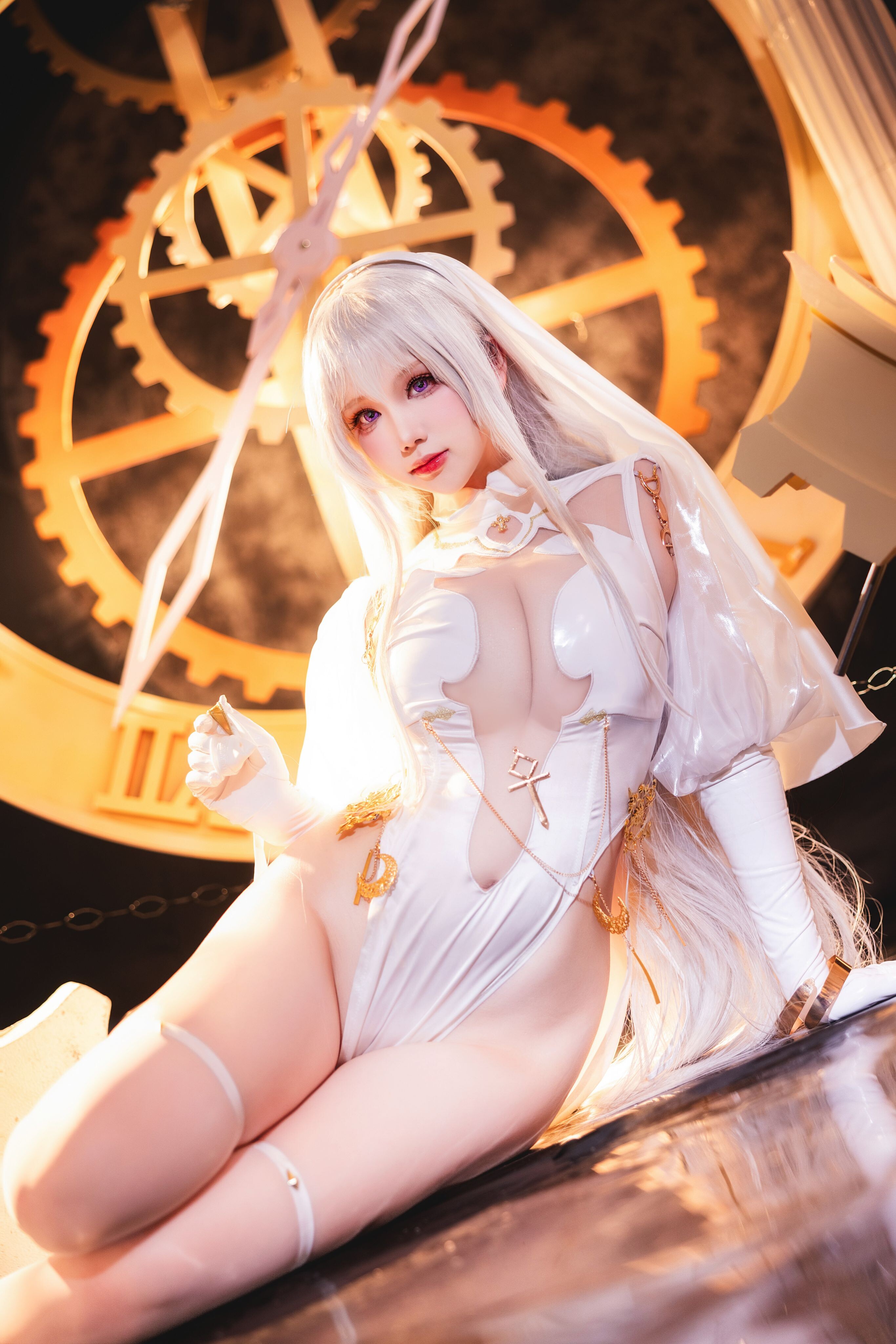 Snowy Clear Astra - Holy Angel Nun