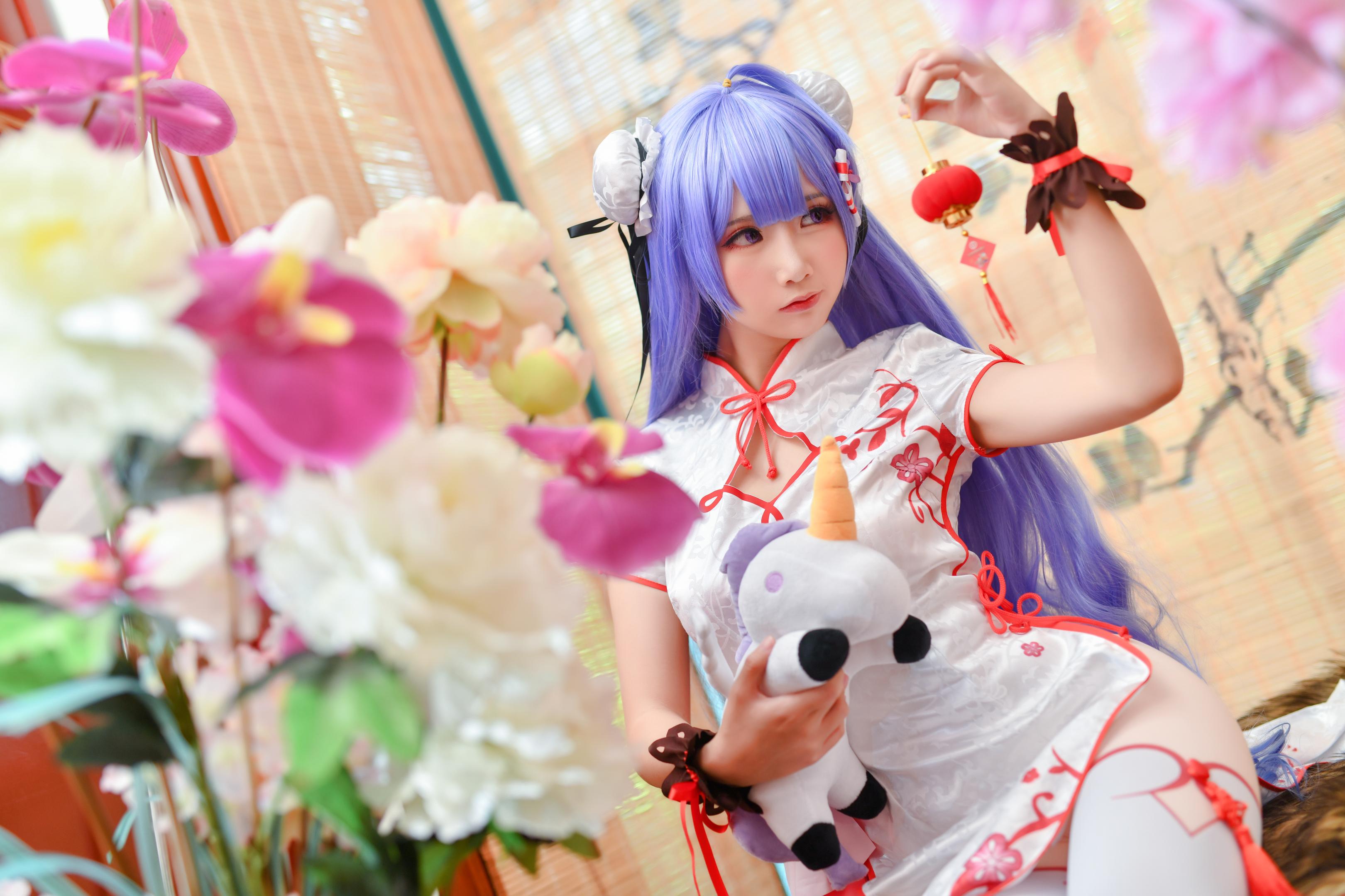Face-餅 Fairy - Unicorn Cheongsam
