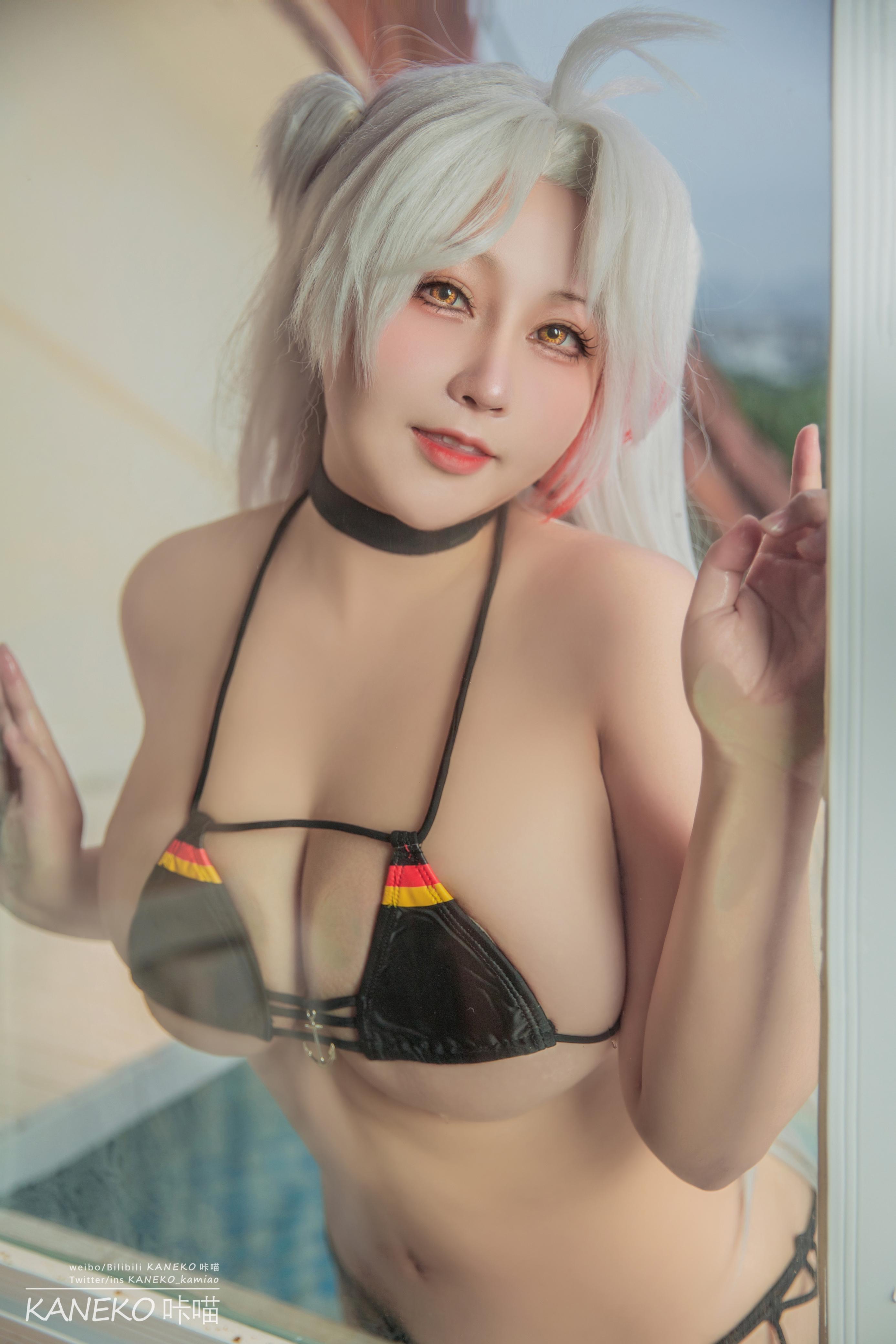 카네코_咔喵 - 碧藍航線 欧根親王泳裝