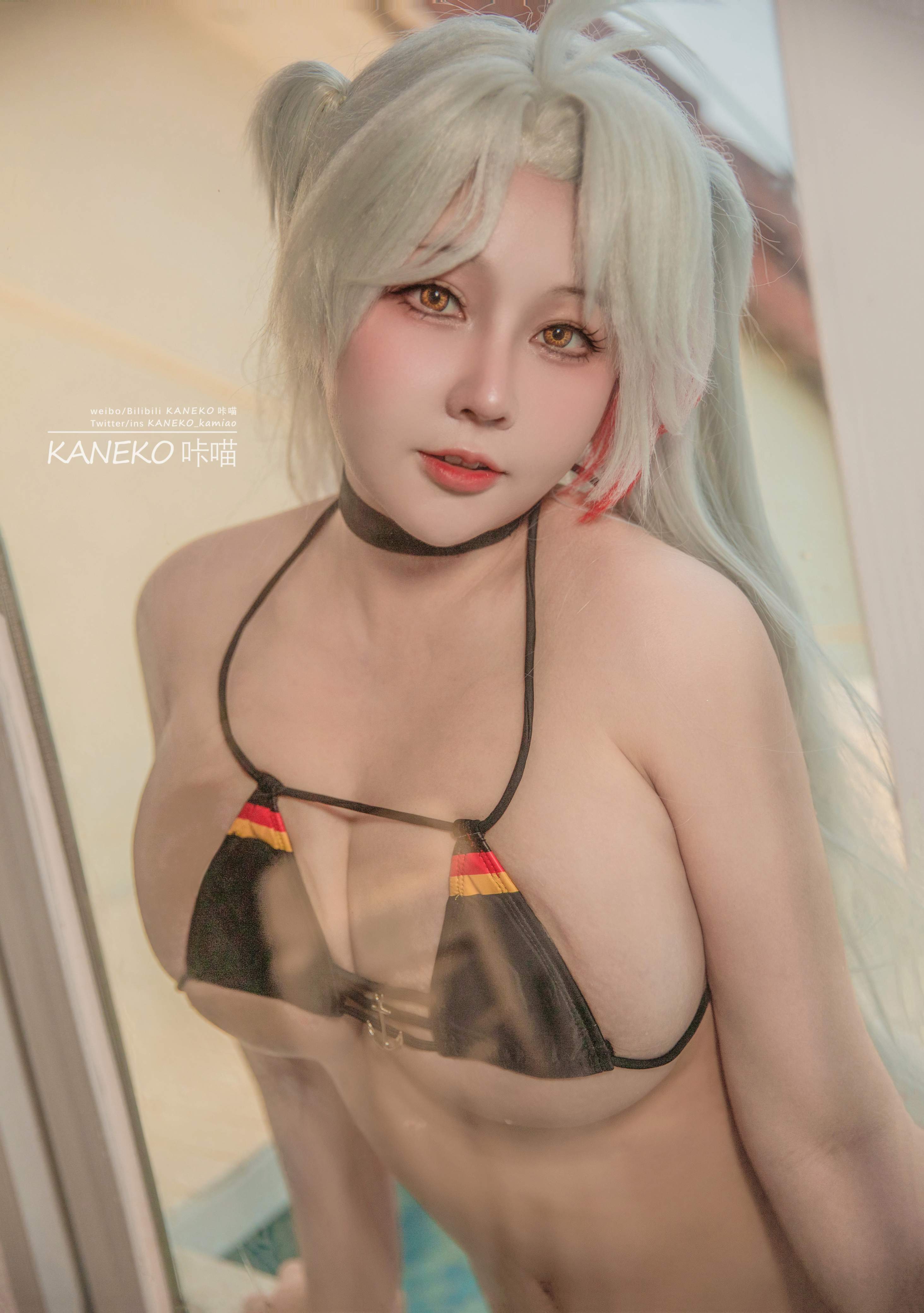 카네코_咔喵 - 碧藍航線 欧根親王泳裝