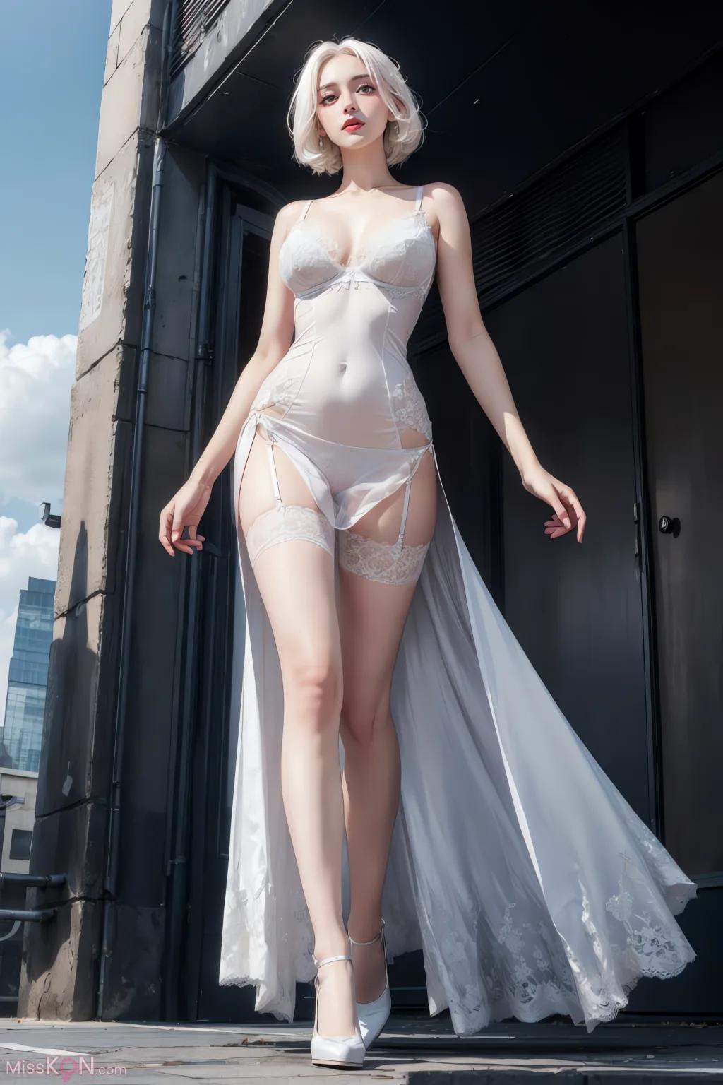 เอไอ สร้างภาพ สาวผมขาว (48 ภาพ)