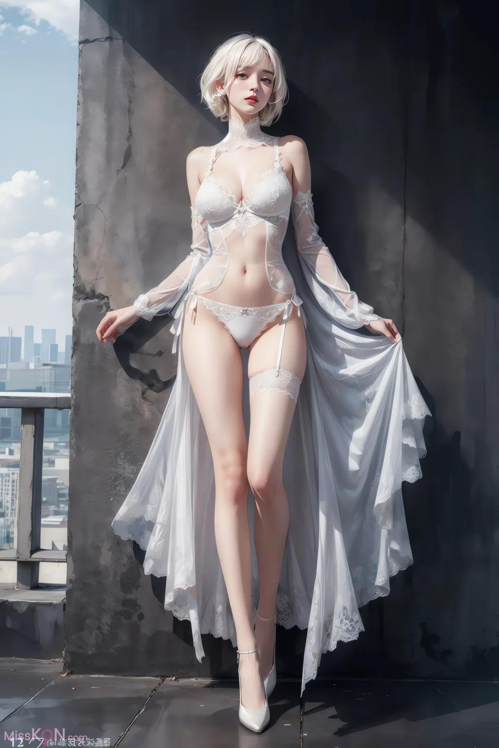 เอไอ สร้างภาพ สาวผมขาว (48 ภาพ)