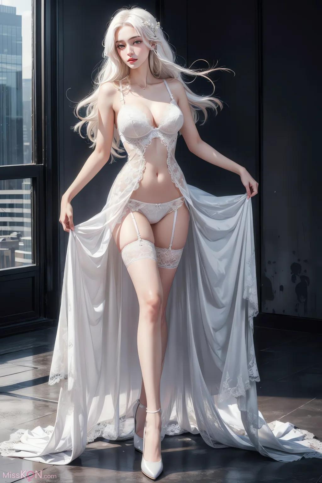 เอไอ สร้างภาพ สาวผมขาว (48 ภาพ)