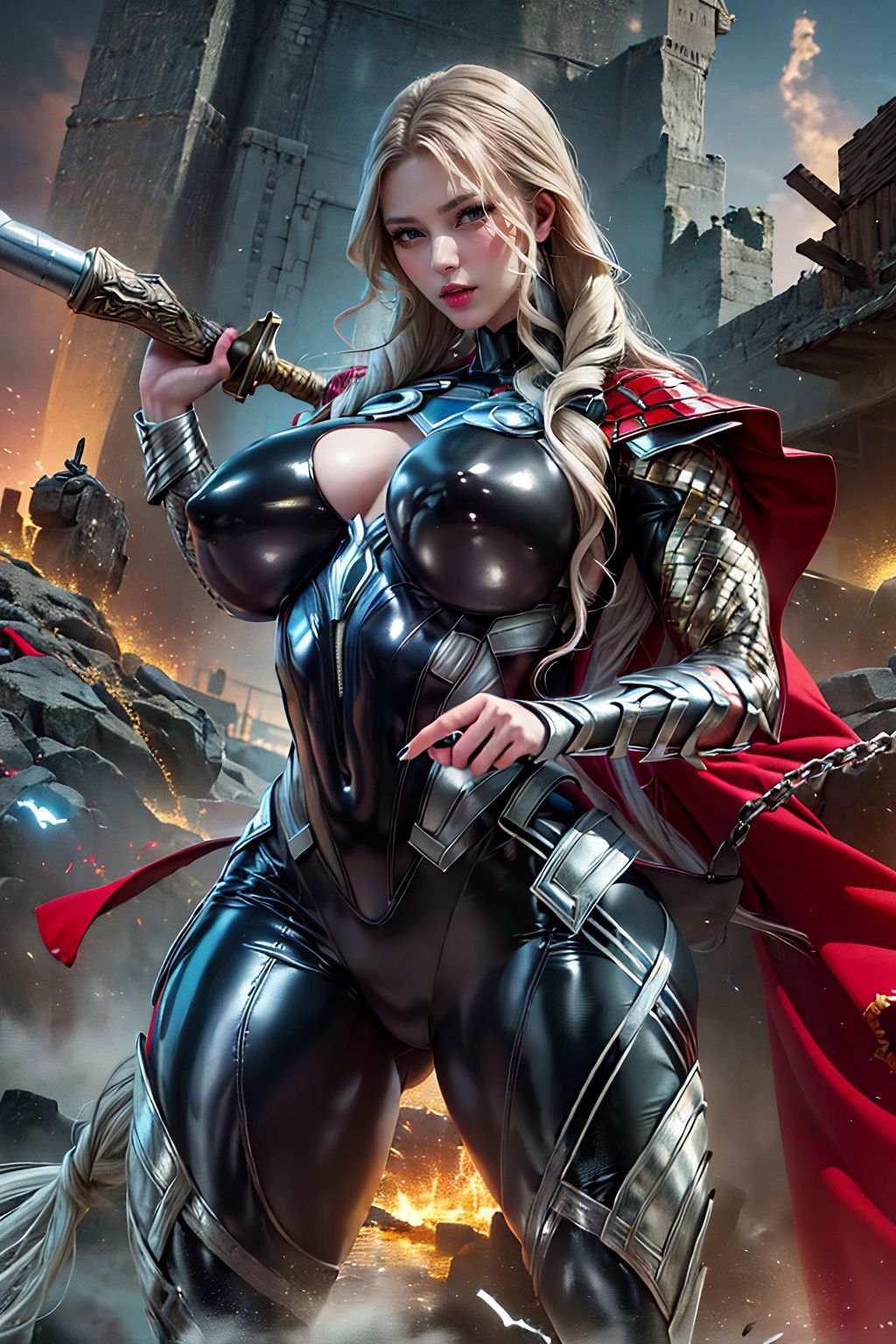 [AI Generated] 超级女英雄 (2042 photos)