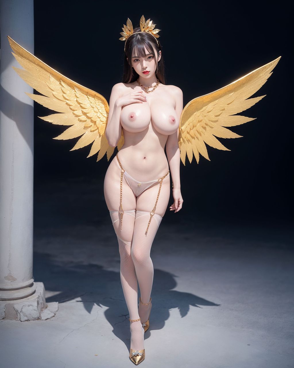 人工智慧生成 性感翅膀女孩 (123 張照片)