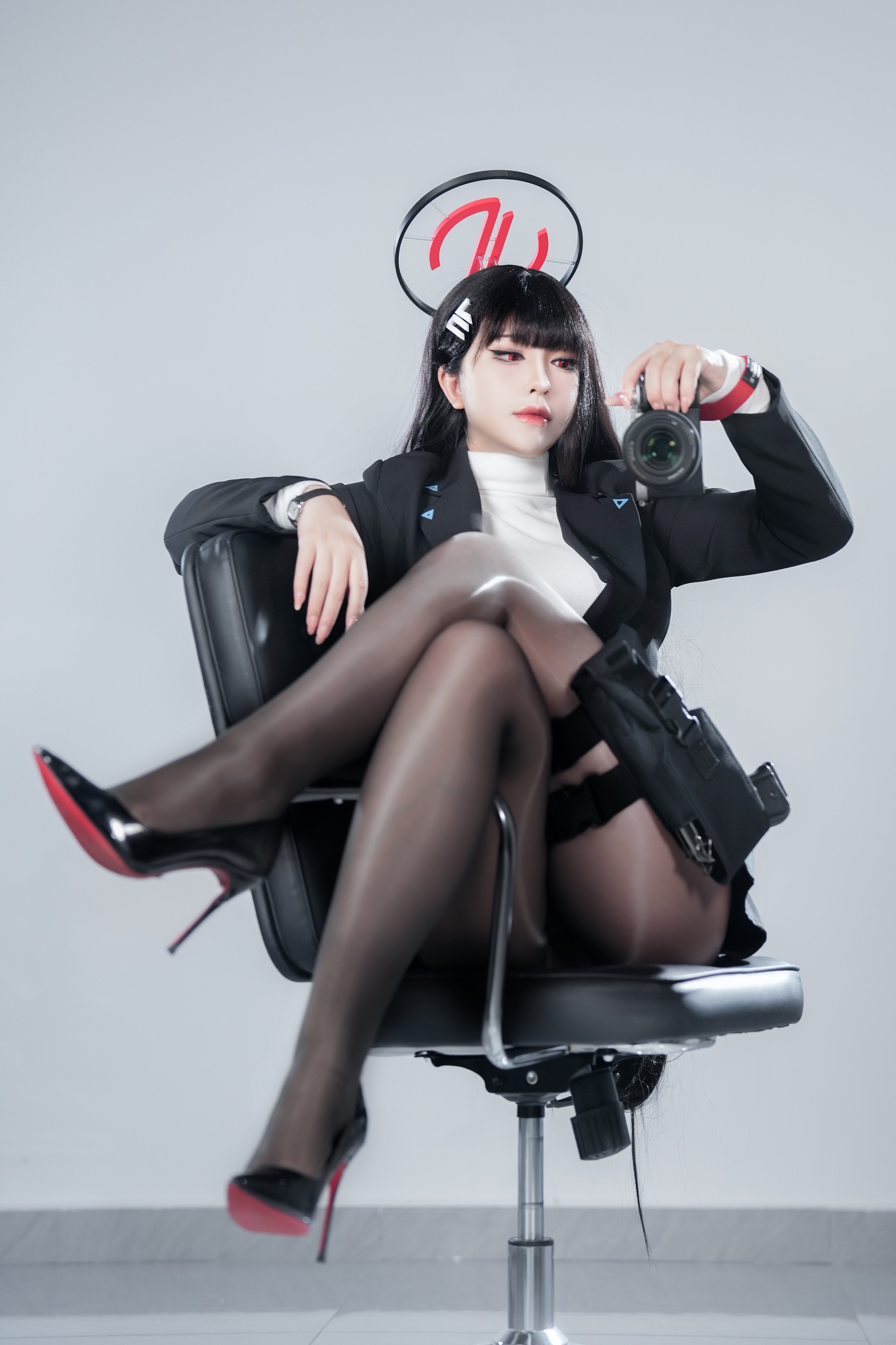 半半子 ブルーアーカイブ 調月リオ コスプレ 60P