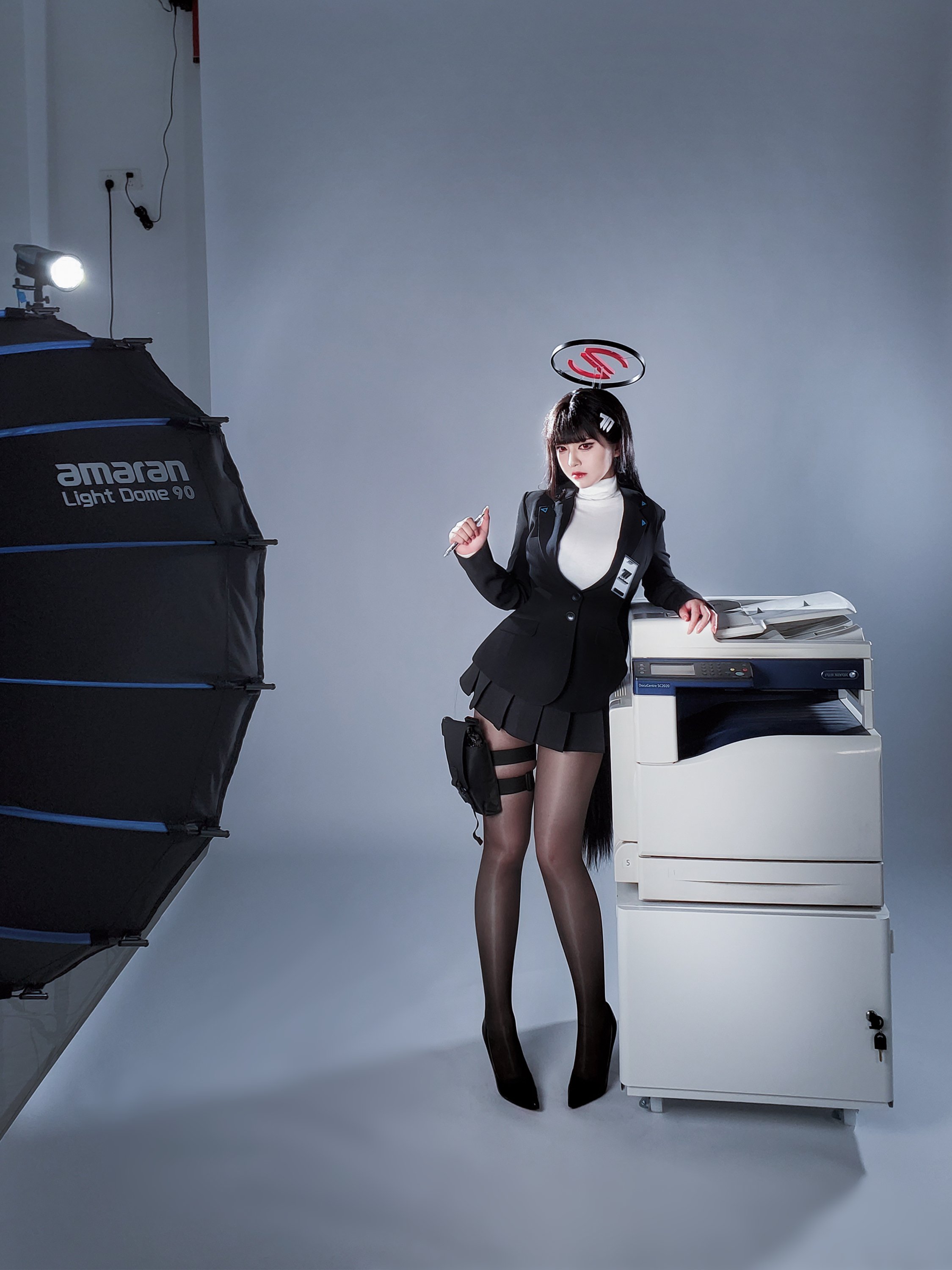 半半子 ブルーアーカイブ 調月リオ コスプレ 60P