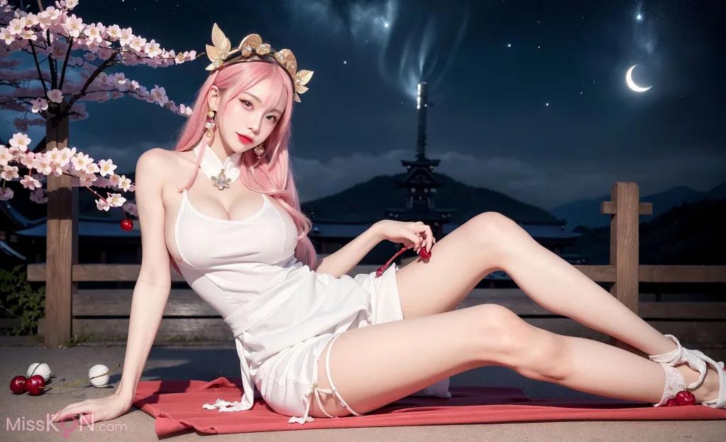 AI生成 桜の女の子 (77枚の写真)