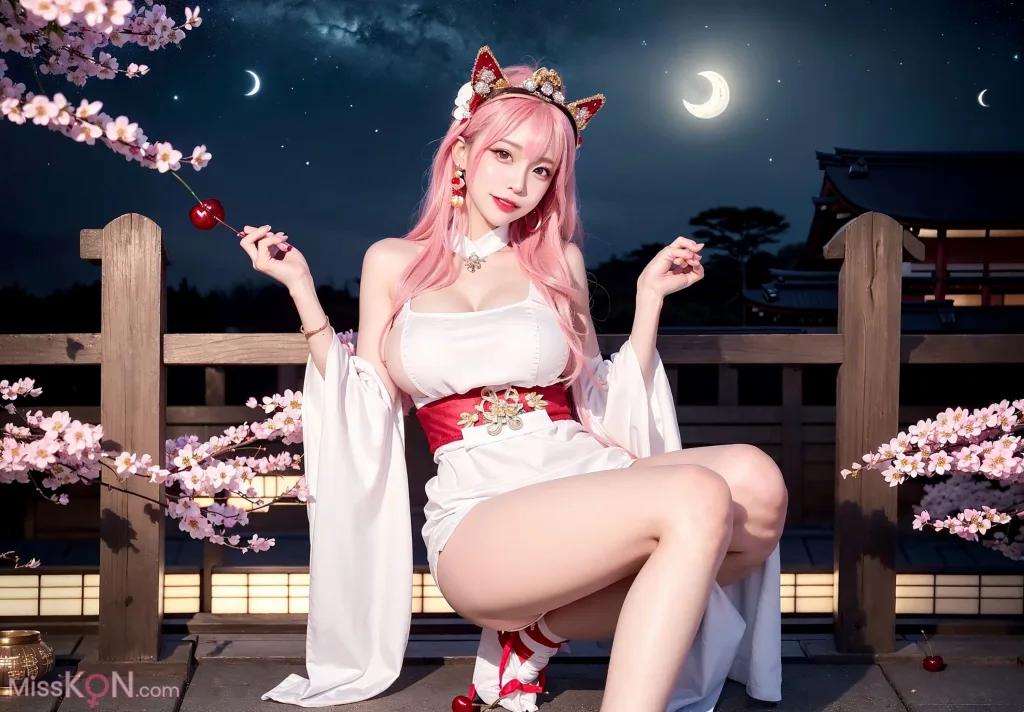 AI生成 桜の女の子 (77枚の写真)