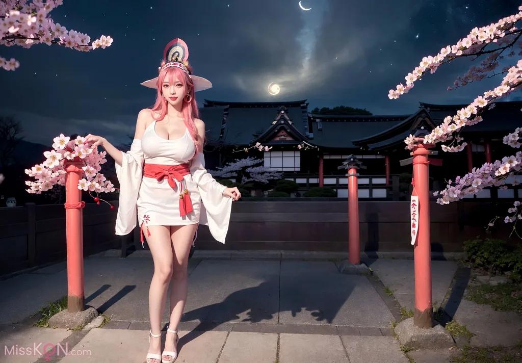 AI-Generated Cherry Blossom Girl (77 photos)