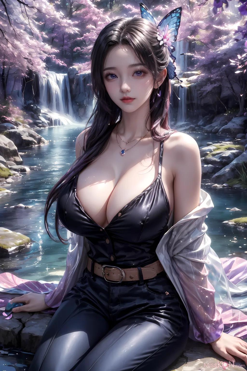 AI生成 くざん：鬼滅の刃-蝴蝶忍 (28枚の写真)