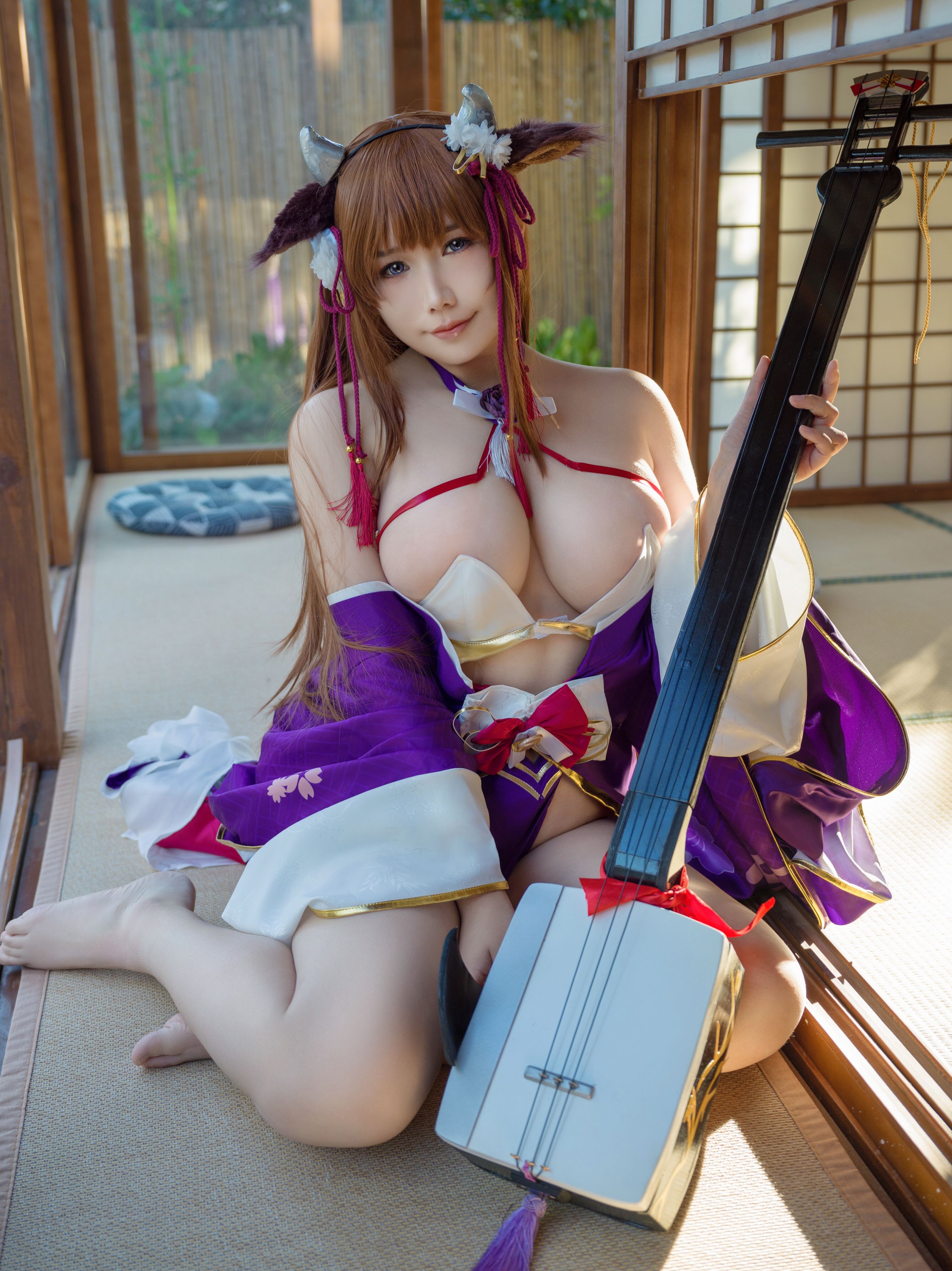 麻花酱 - 碧蓝航线 樫野 牛牛Sesame Paste - Azur Lane Kashiwa Gūnyū