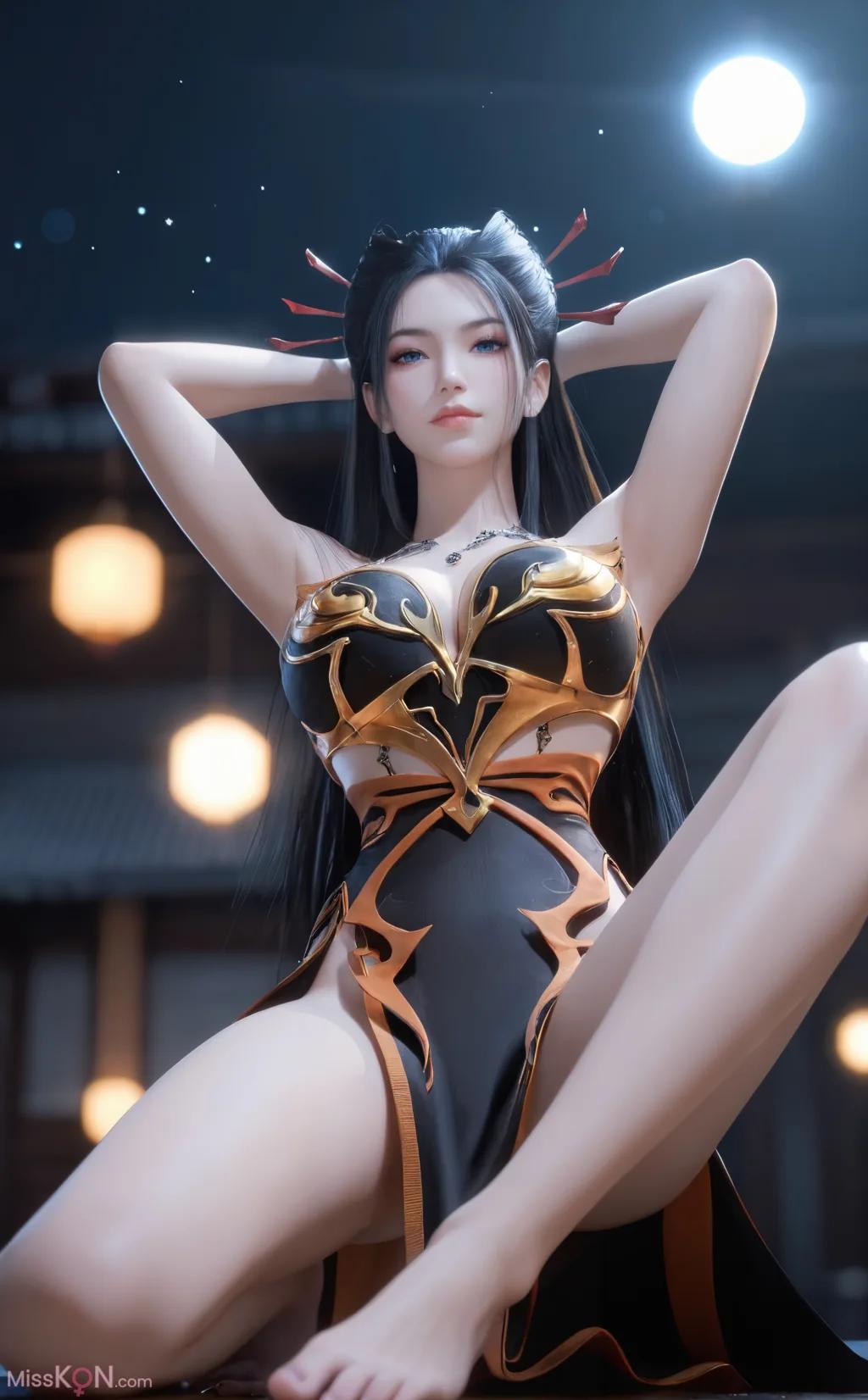 AI Generated Tian Xing Jiu Ge – Yan Ling Ji 【Mo Ji】 (278 photos)