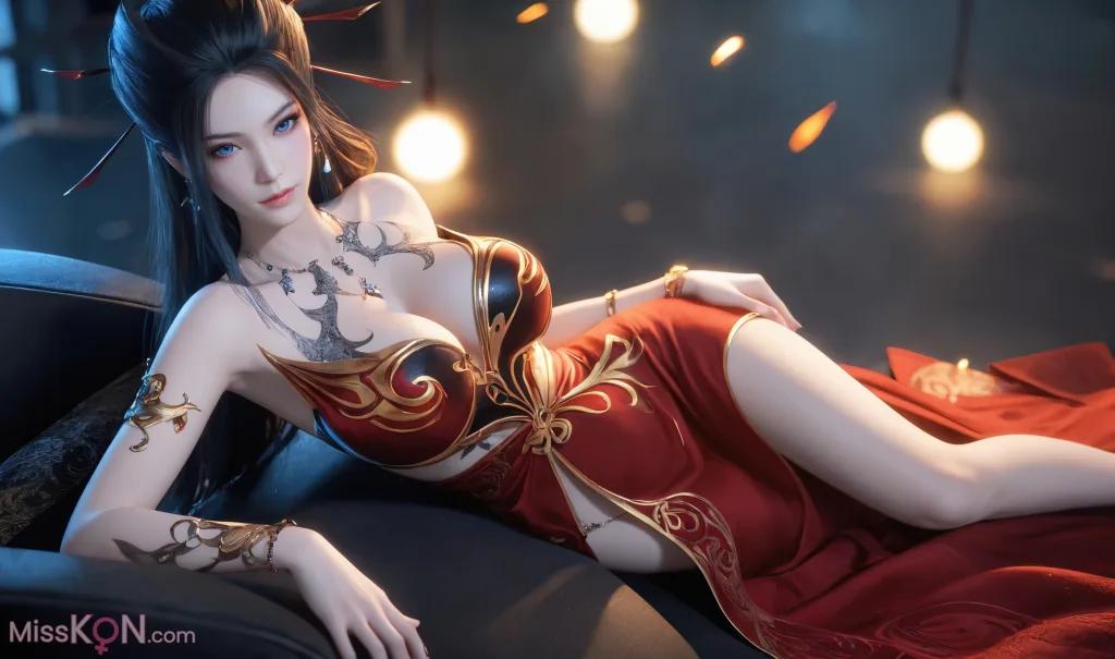 AI Generated Tian Xing Jiu Ge – Yan Ling Ji 【Mo Ji】 (278 photos)