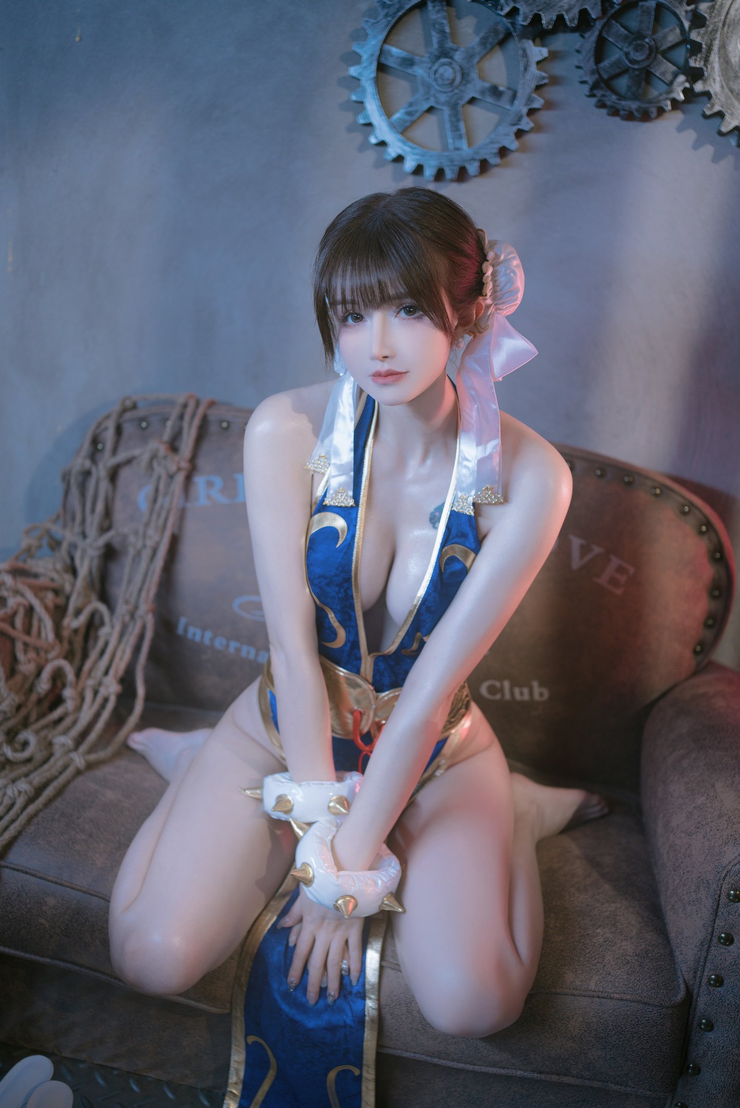 Baby Lu, eight years old - Chunli's combat coaching