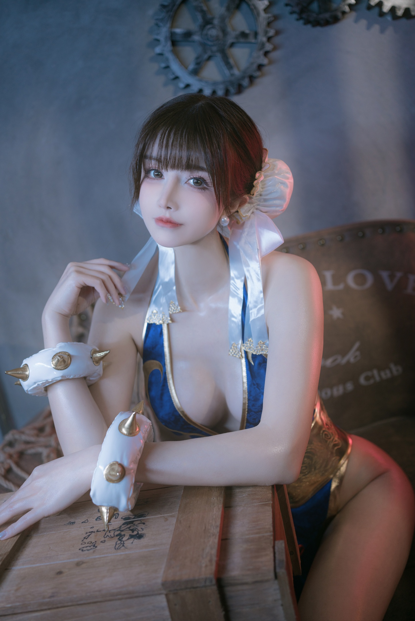 Baby Lu, eight years old - Chunli's combat coaching