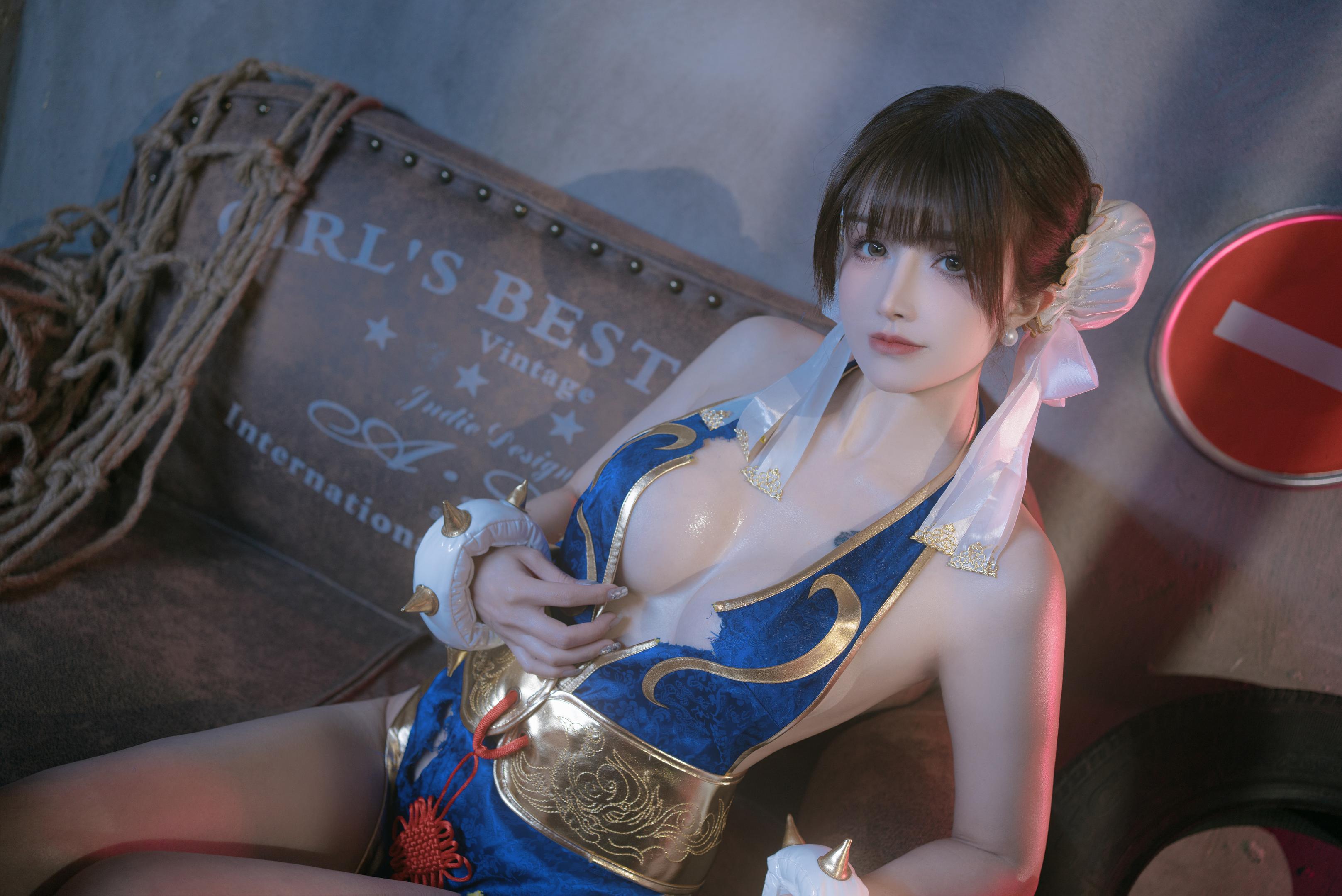 Baby Lu, eight years old - Chunli's combat coaching