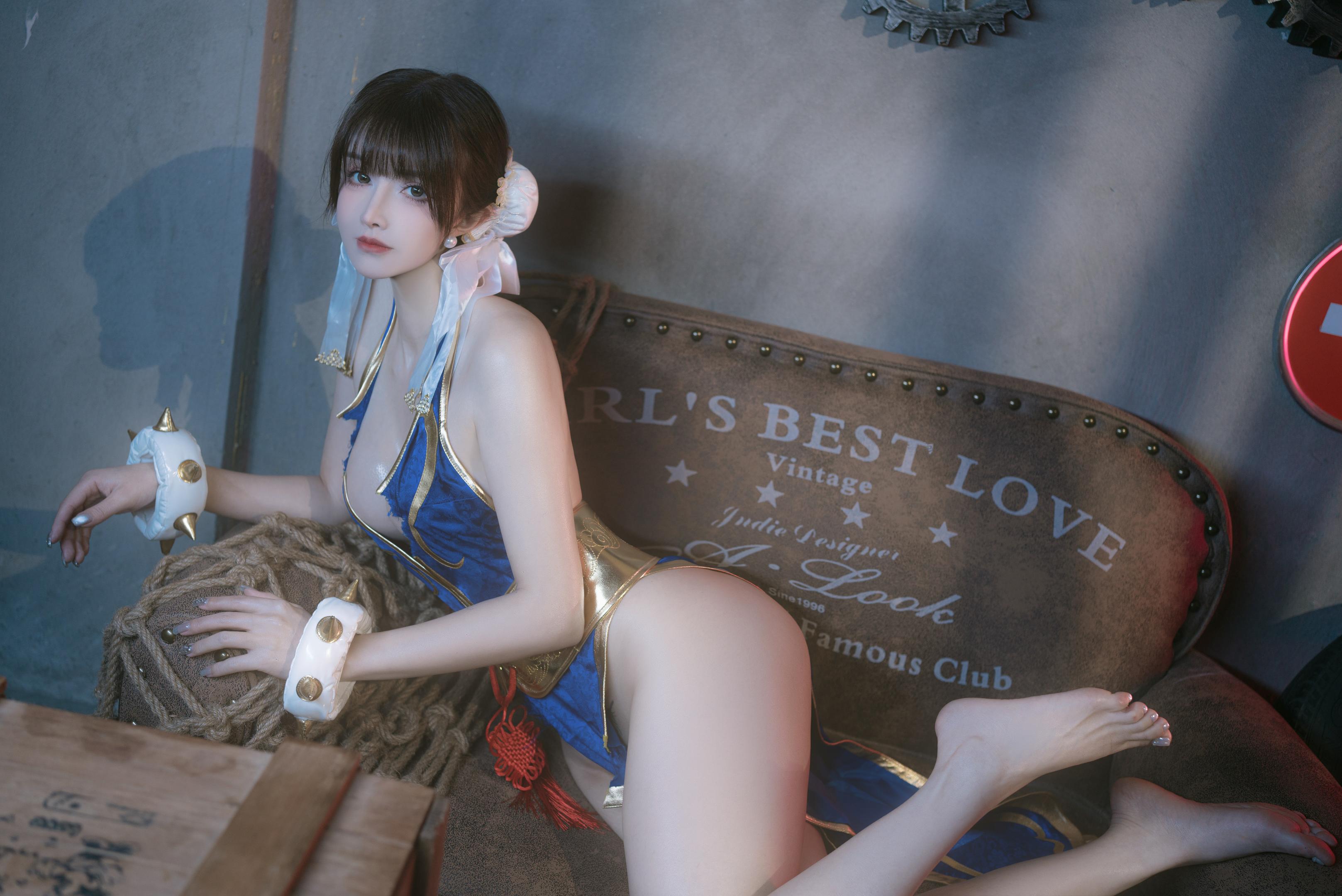 Baby Lu, eight years old - Chunli's combat coaching