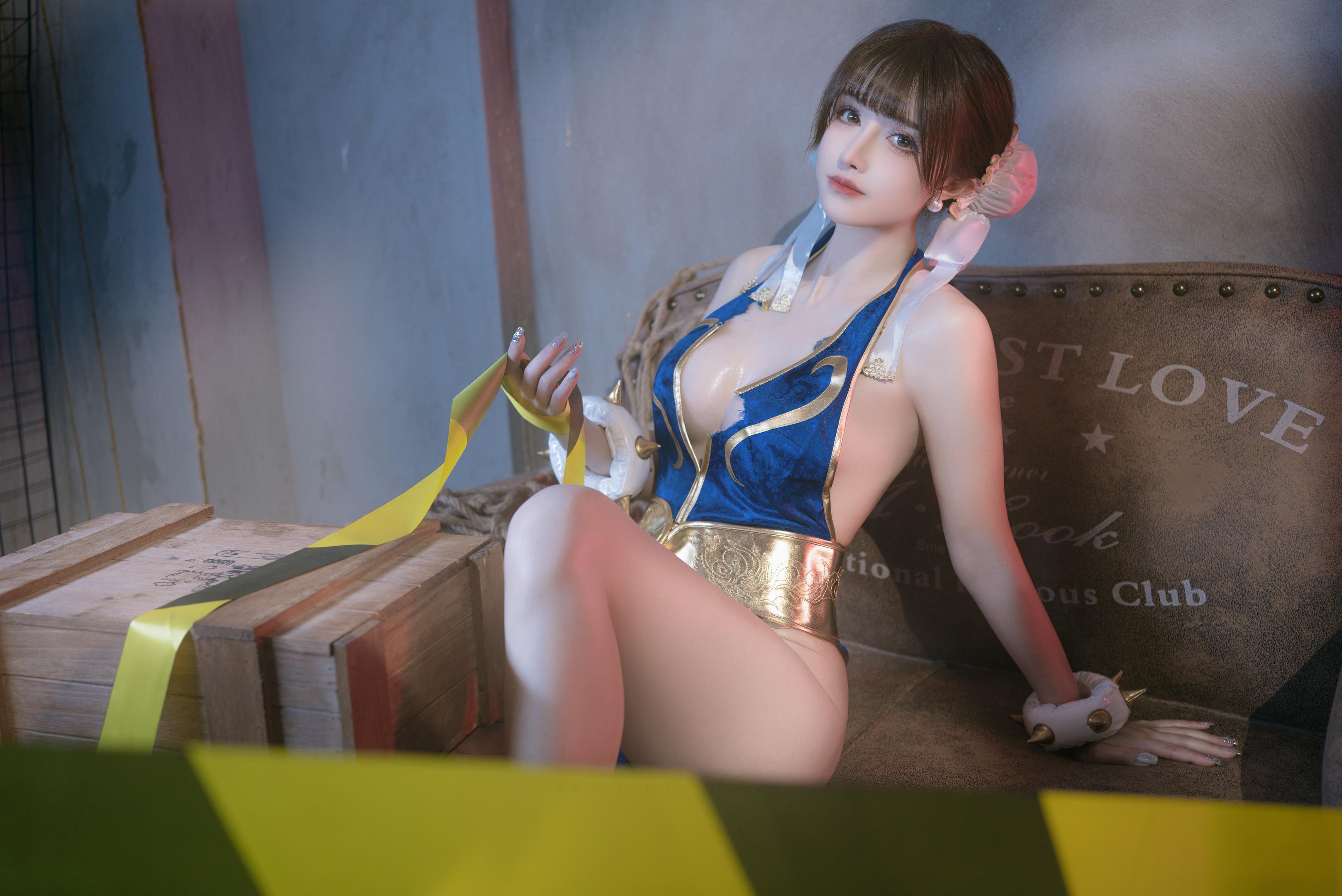 Baby Lu, eight years old - Chunli's combat coaching