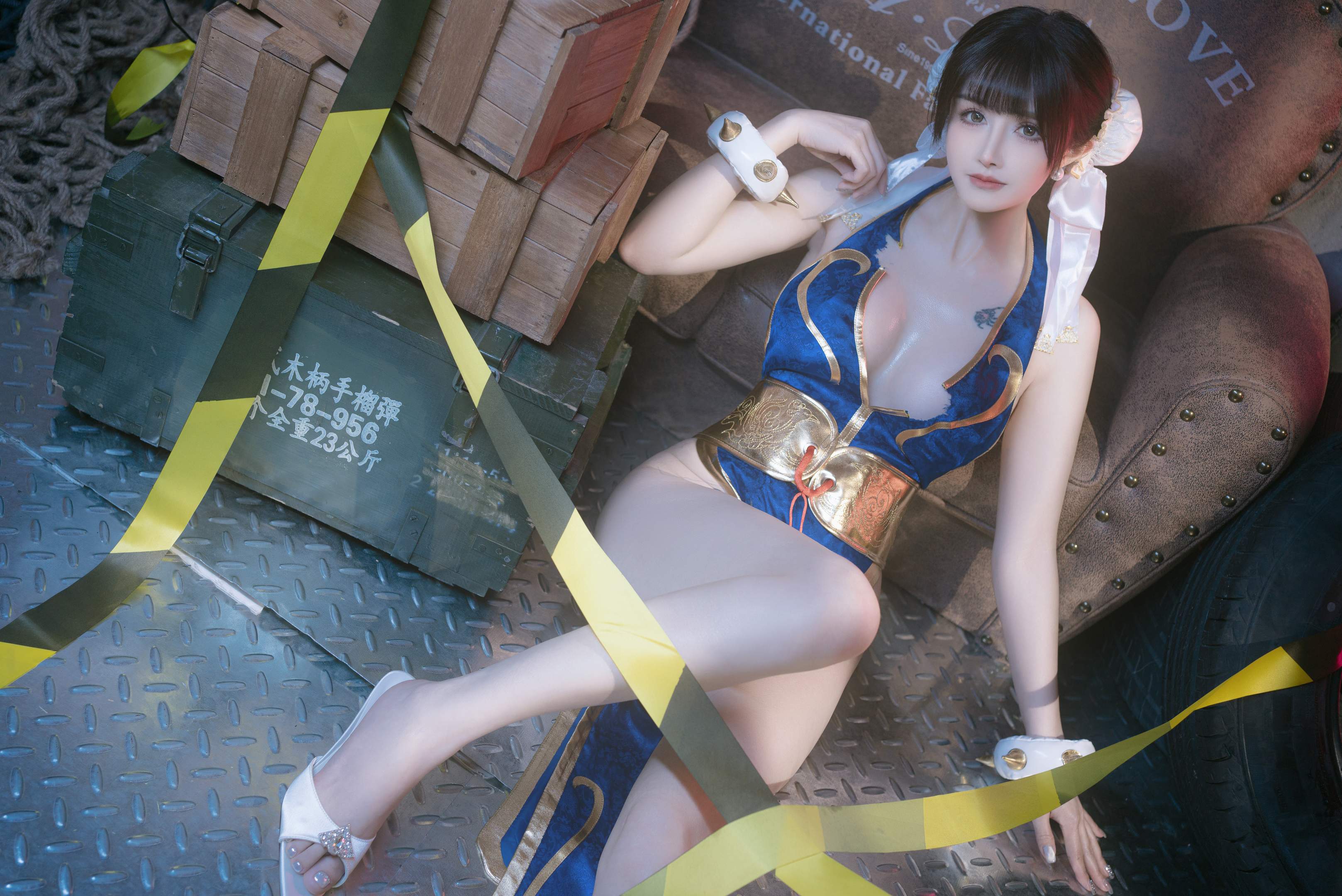 Baby Lu, eight years old - Chunli's combat coaching