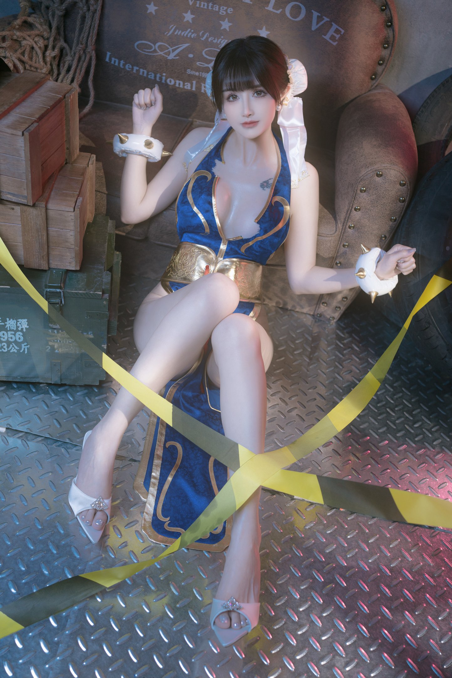 Baby Lu, eight years old - Chunli's combat coaching