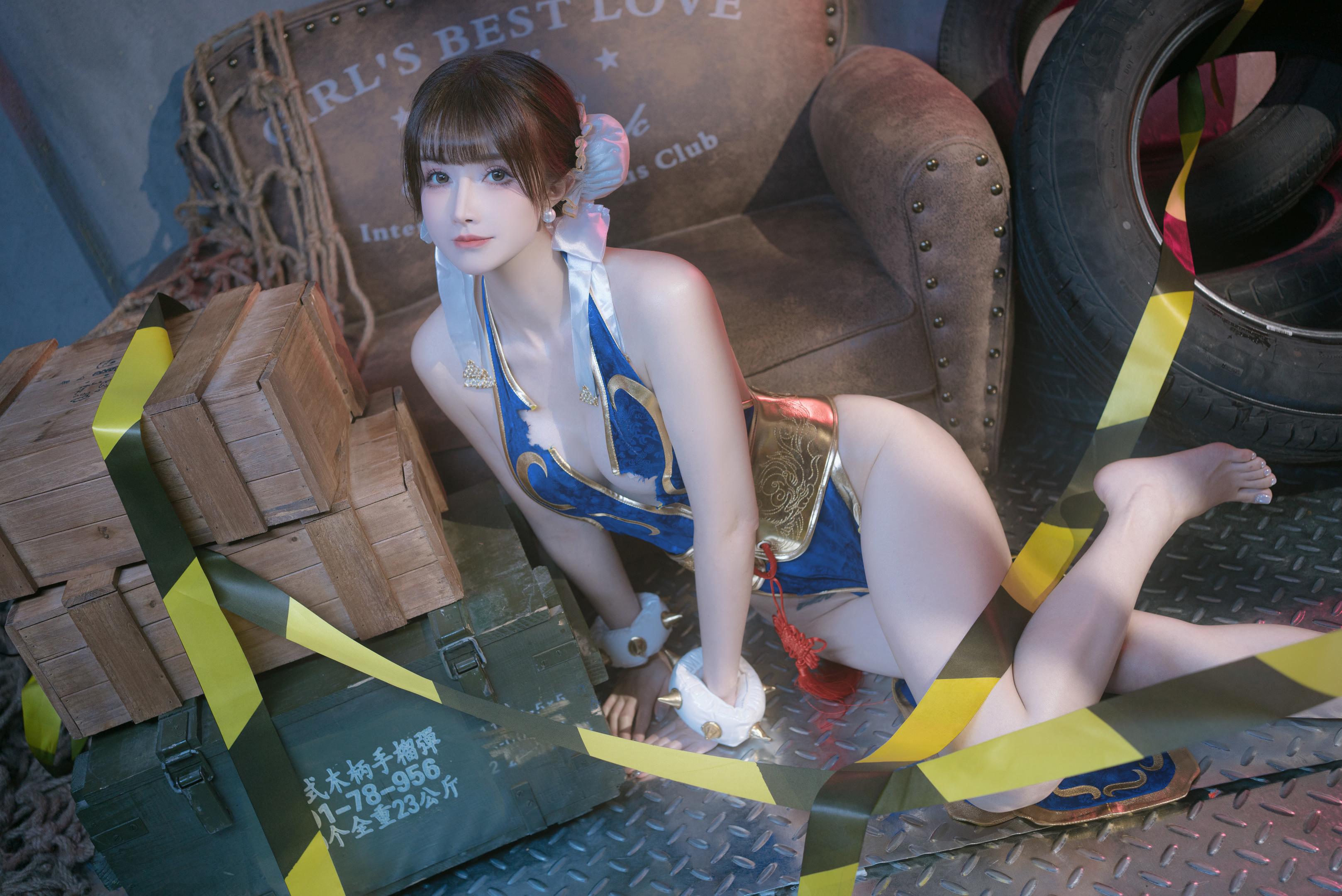 Baby Lu, eight years old - Chunli's combat coaching