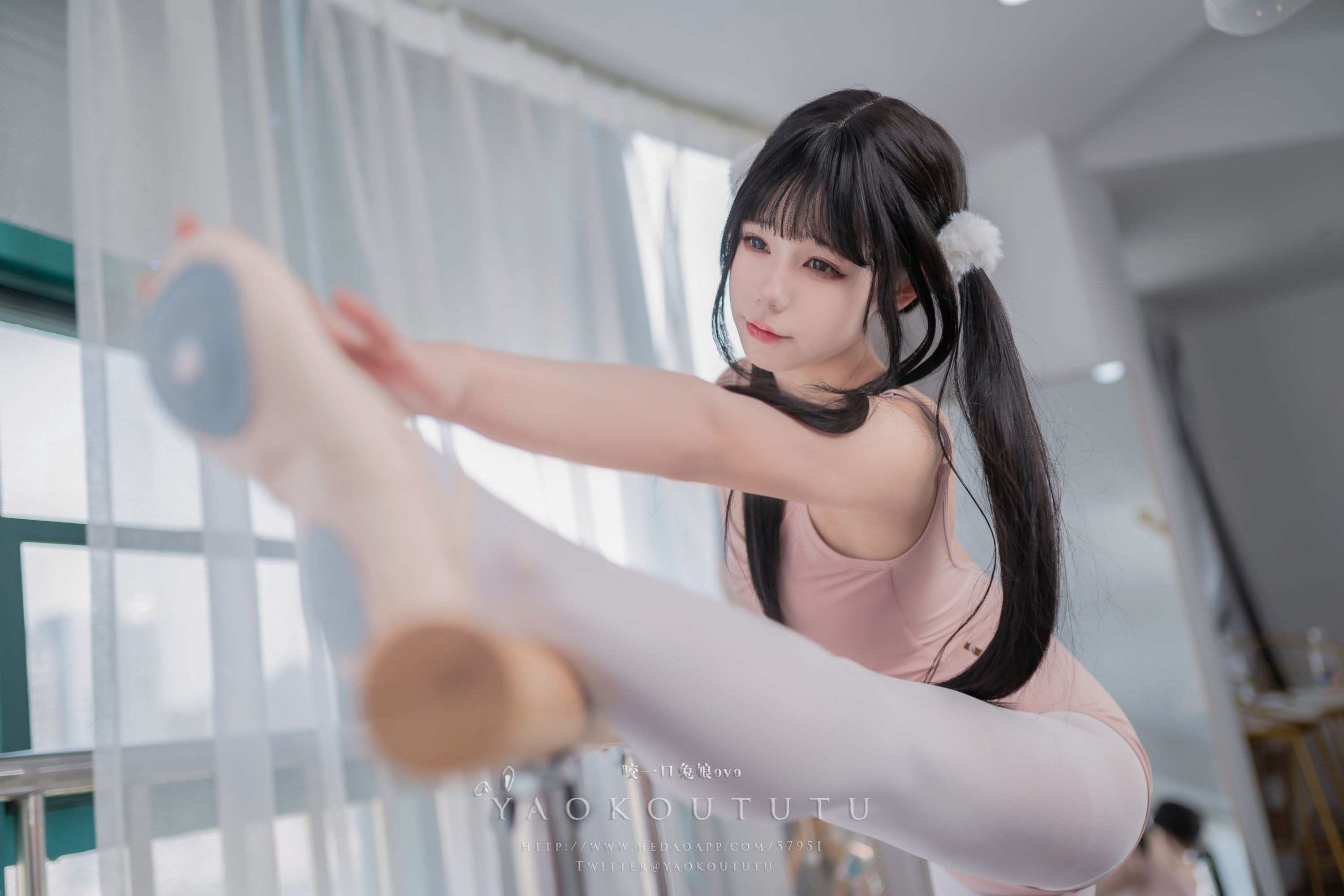 黏黏团子兔 来不及的舞蹈课 86P1V | 私房圖集