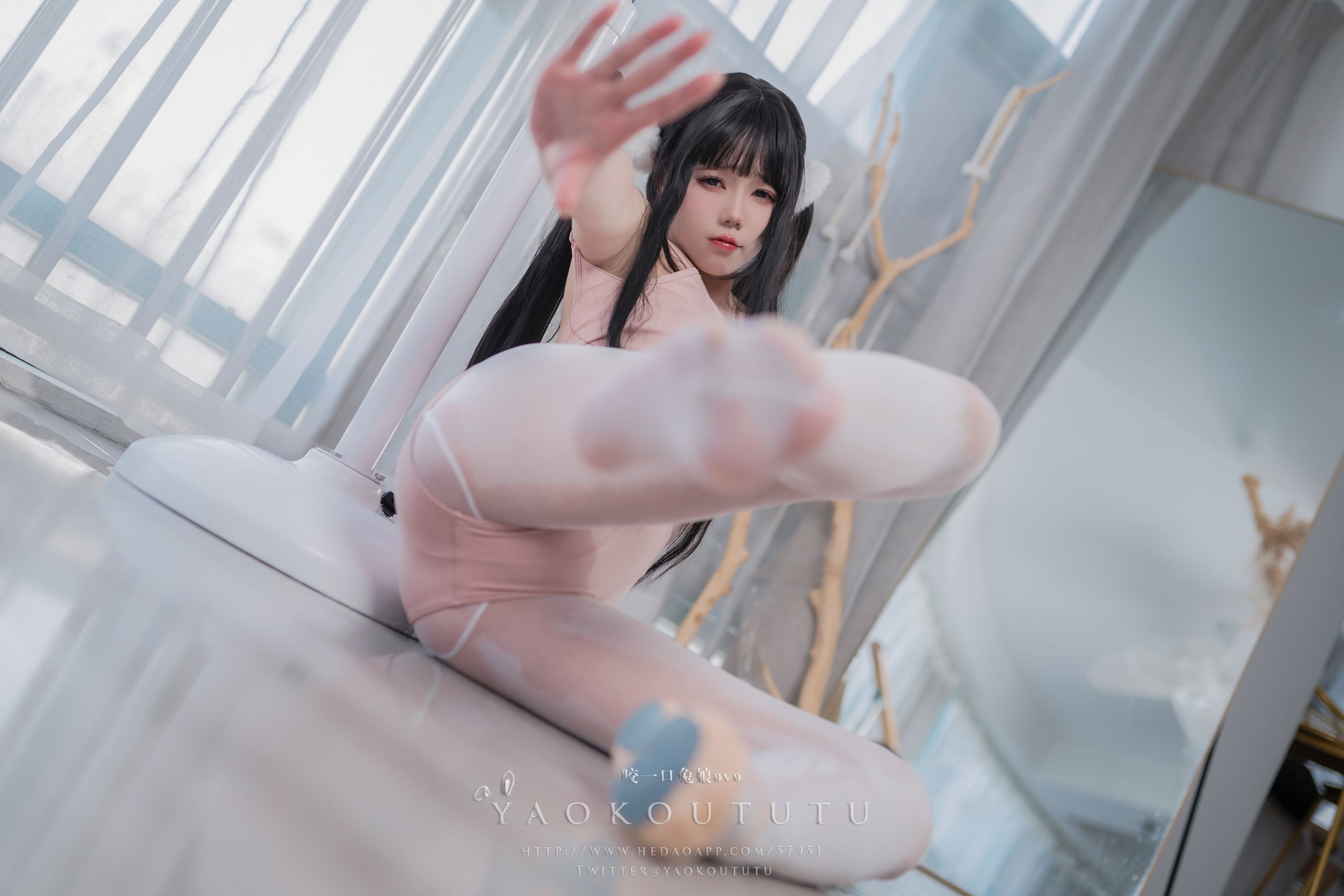 咬一口兔娘 黏黏团子兔 来不及的舞蹈课 写真セット 86P1V