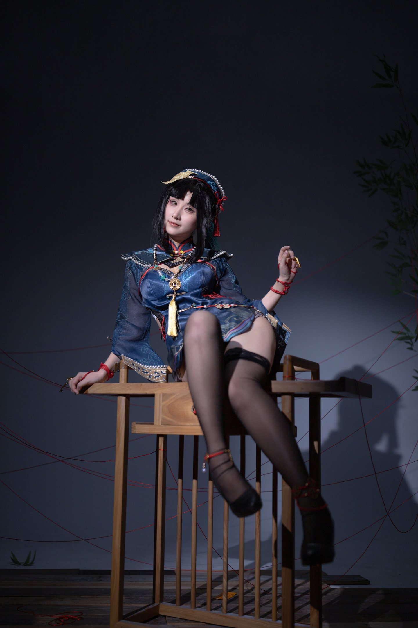梓貓AzuNyan - 永劫無間 玉玲瓏 小僵尸墨行衣 14P