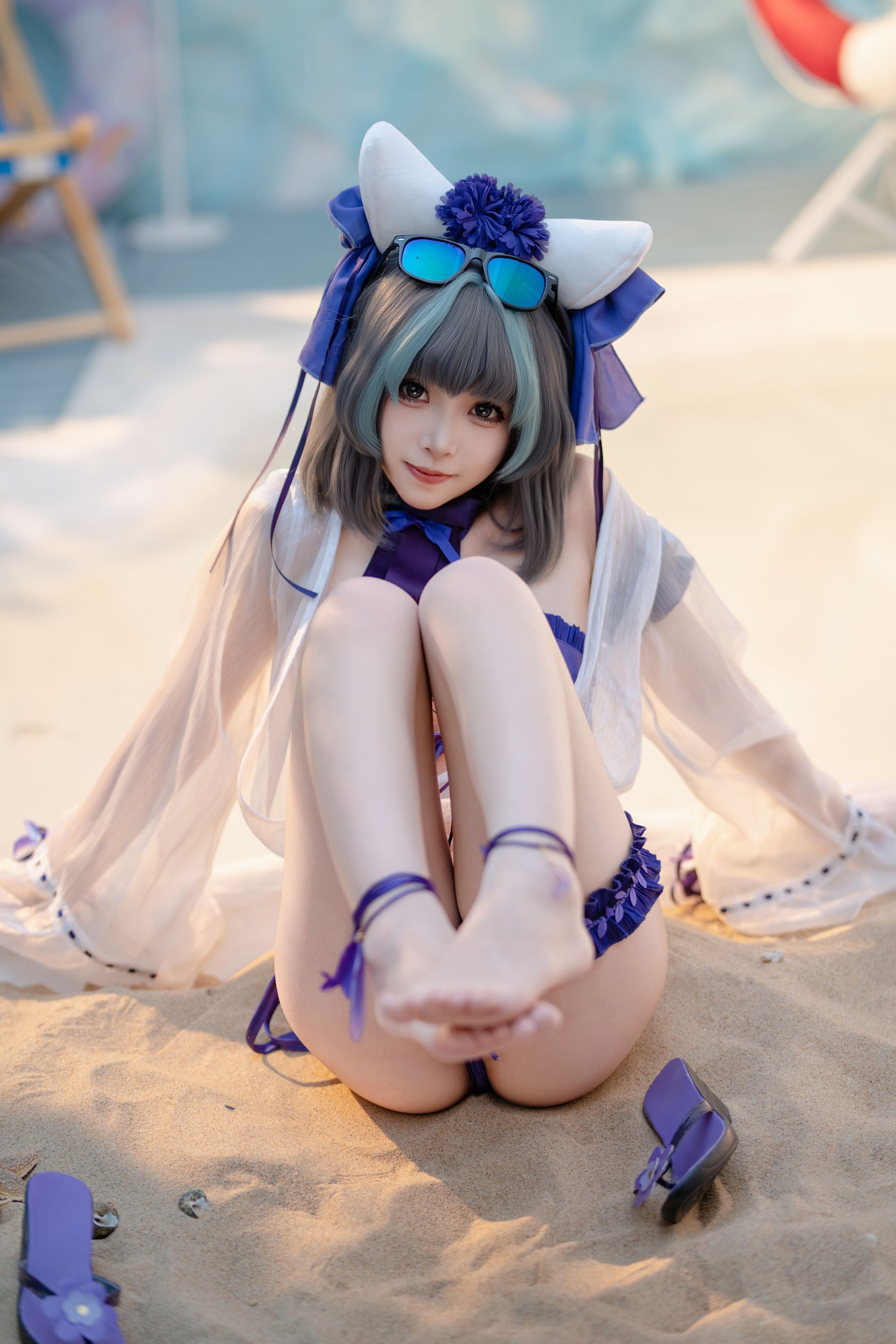 Bangni邦尼 - 泳裝柴郡 Cosplay