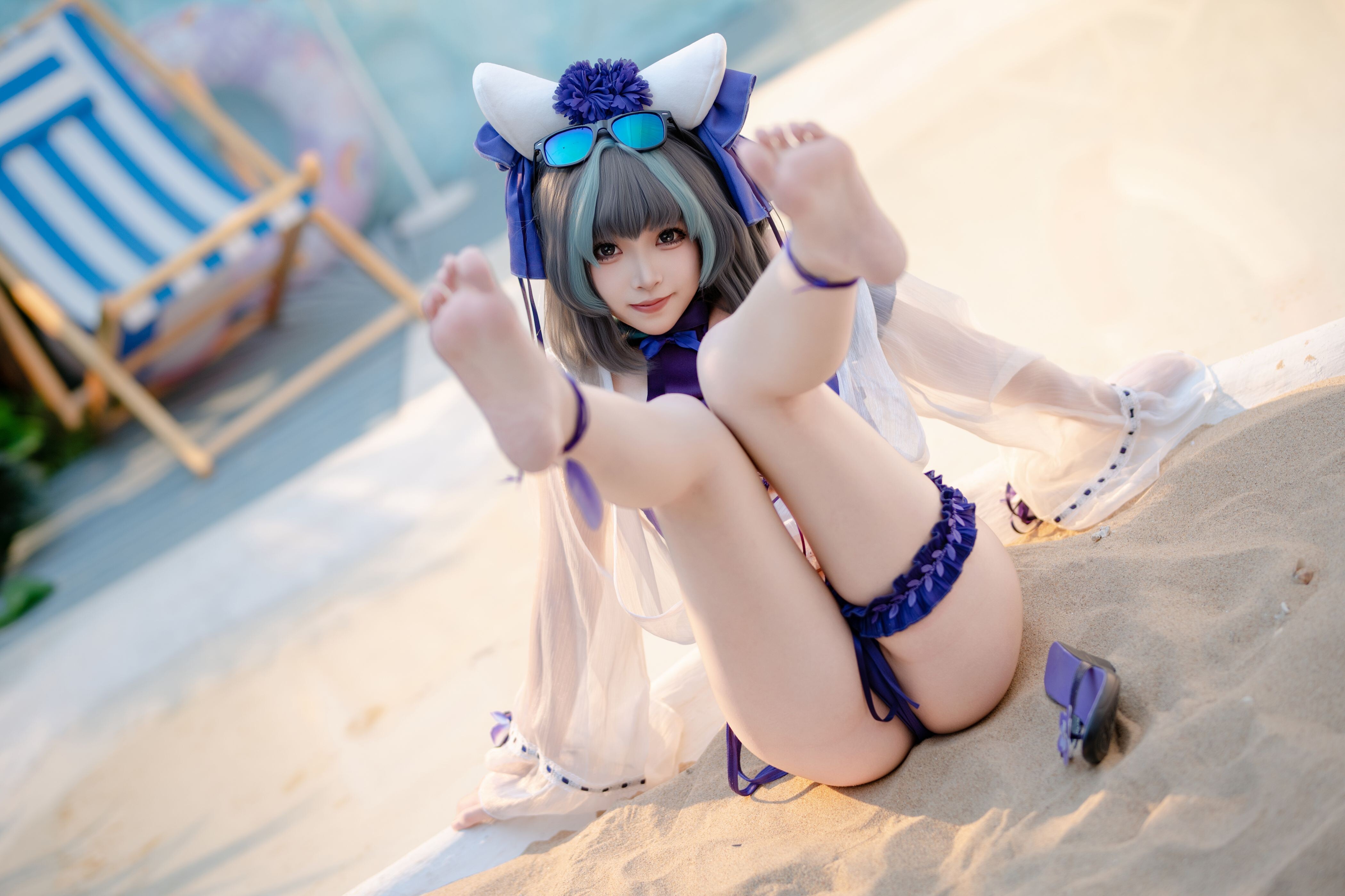 Bangni邦尼 - 泳裝柴郡 Cosplay