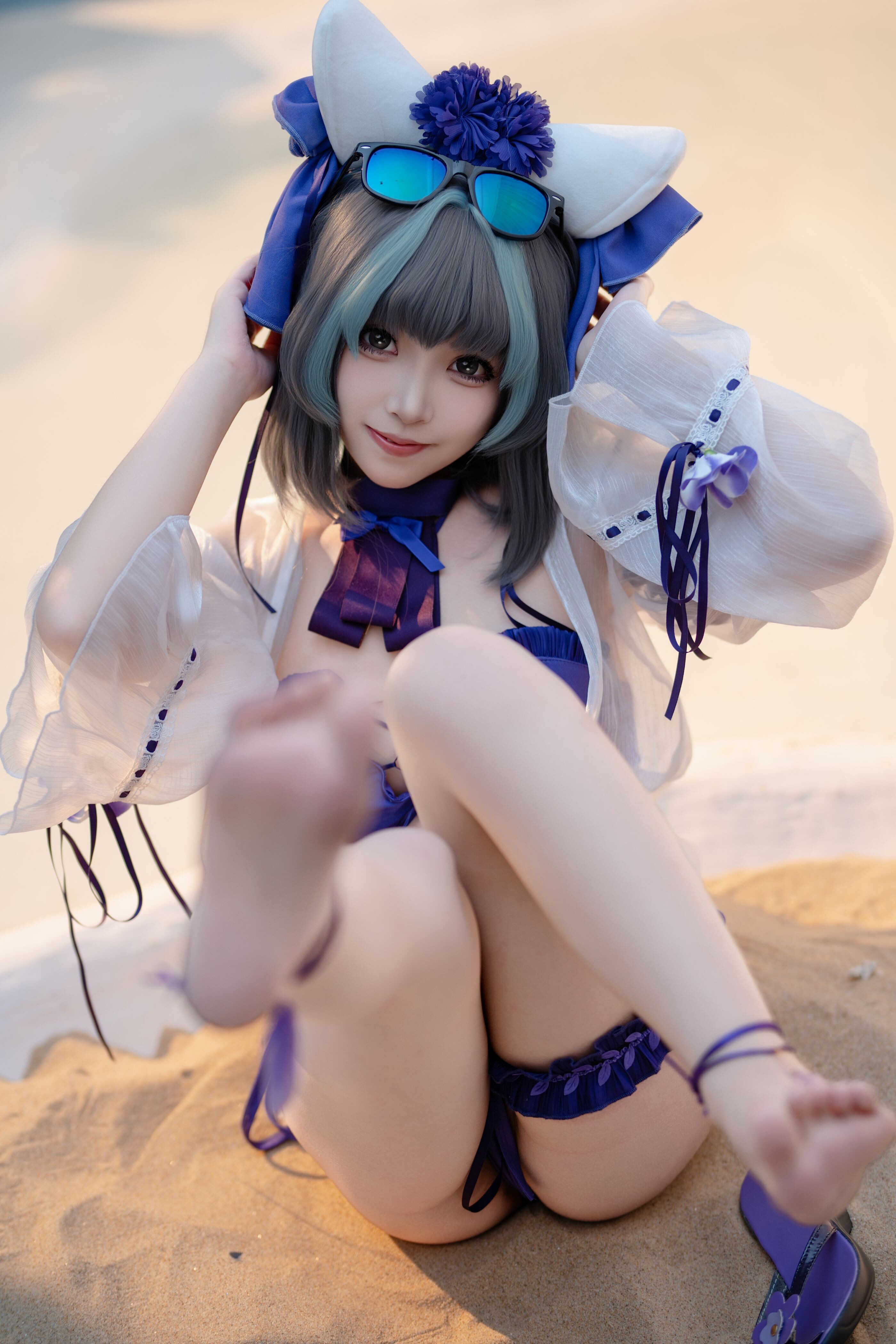Bangni邦尼 - 泳裝柴郡 Cosplay