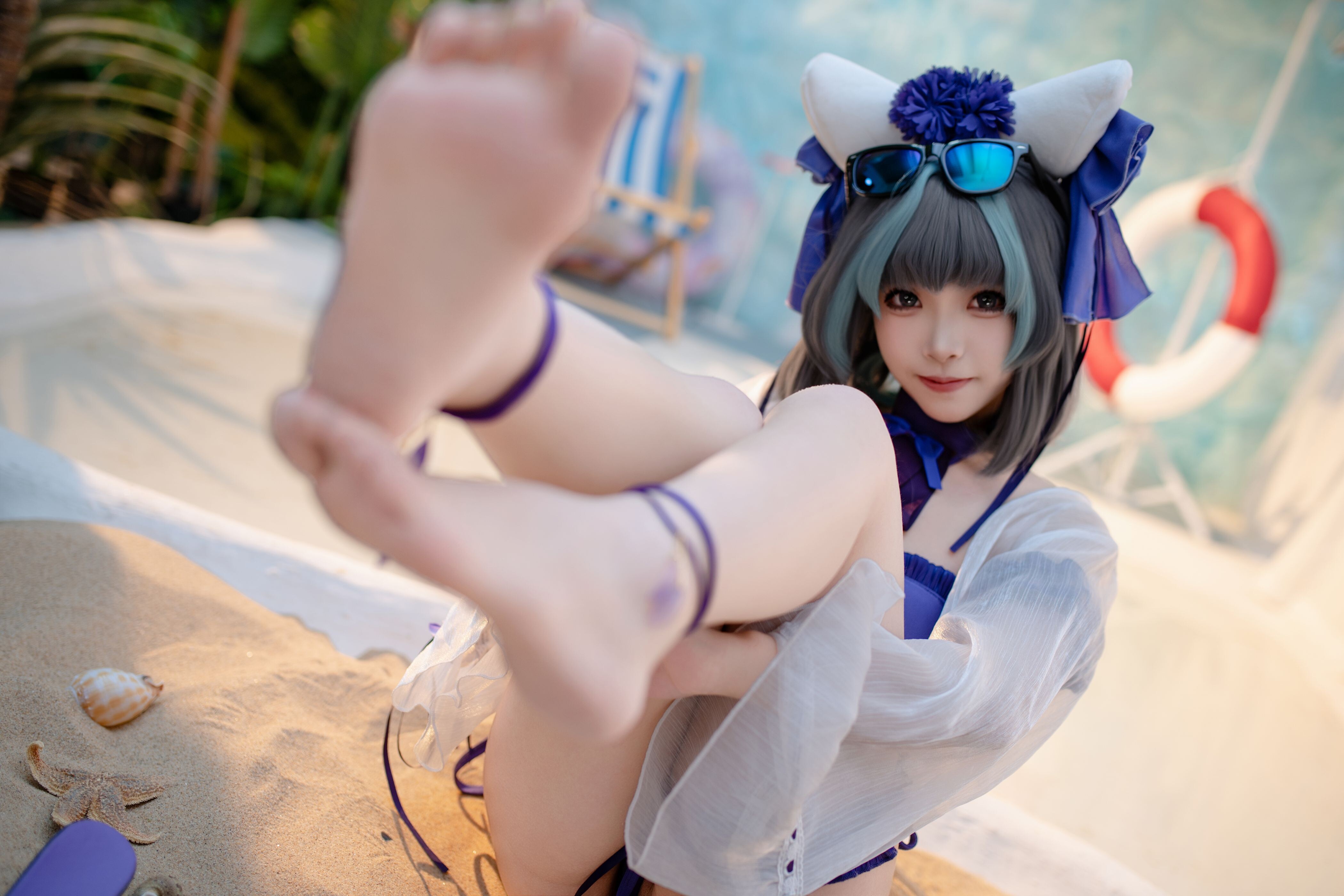 Bangni邦尼 - 泳裝柴郡 Cosplay