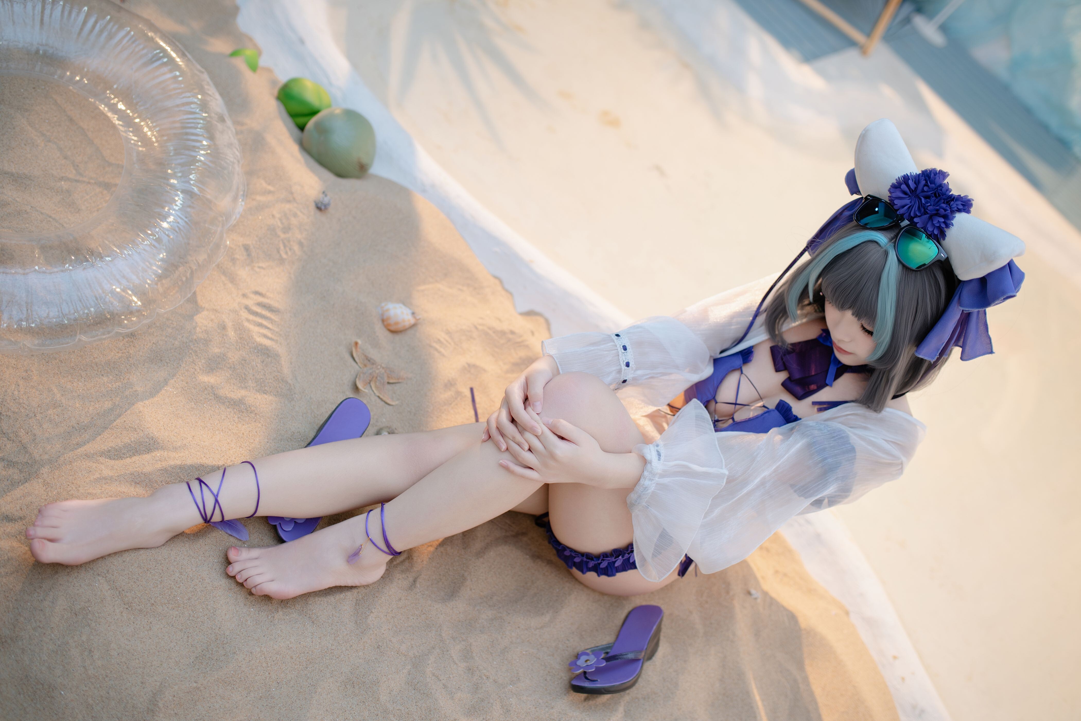 Bangni邦尼 - 泳裝柴郡 Cosplay