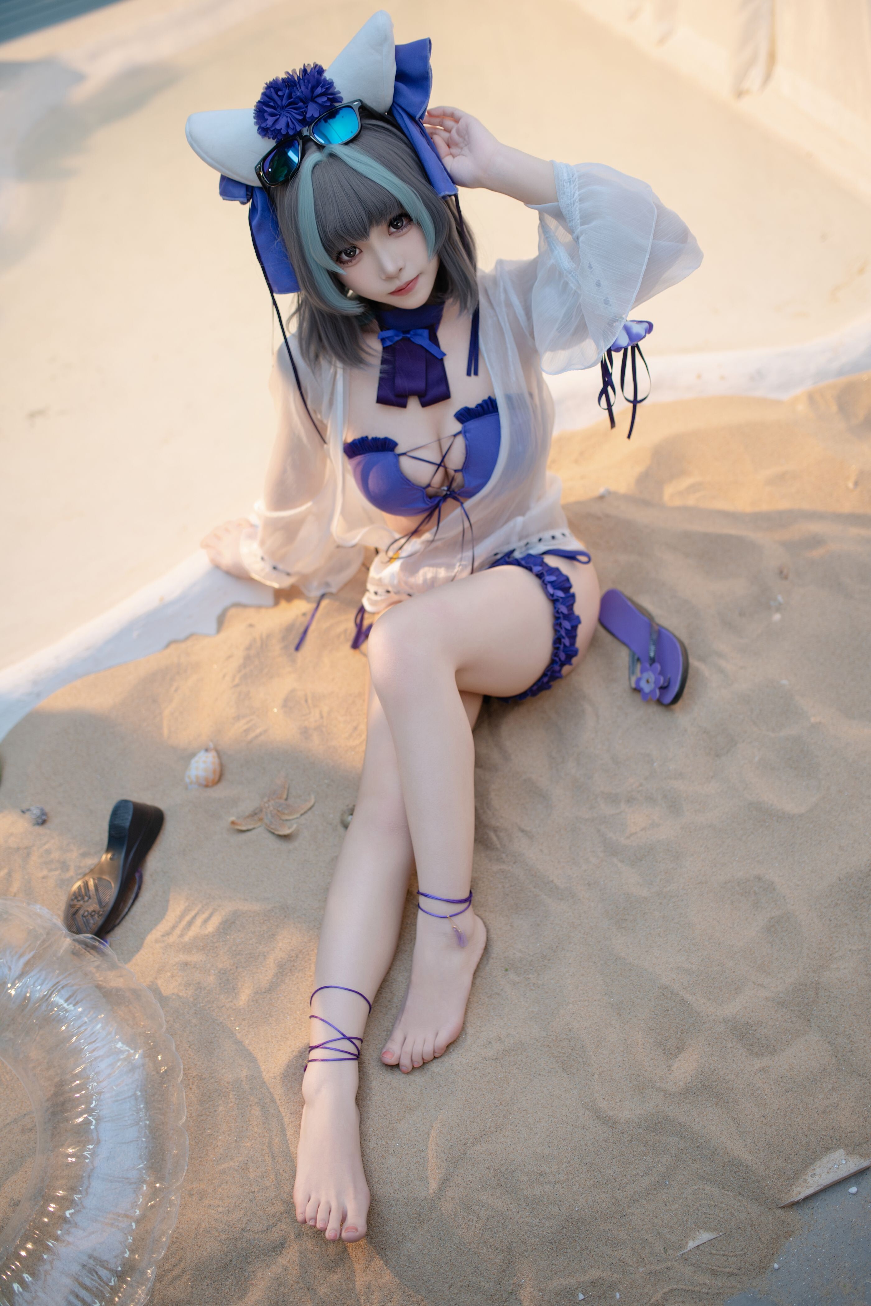 Bangni邦尼 - 泳裝柴郡 Cosplay