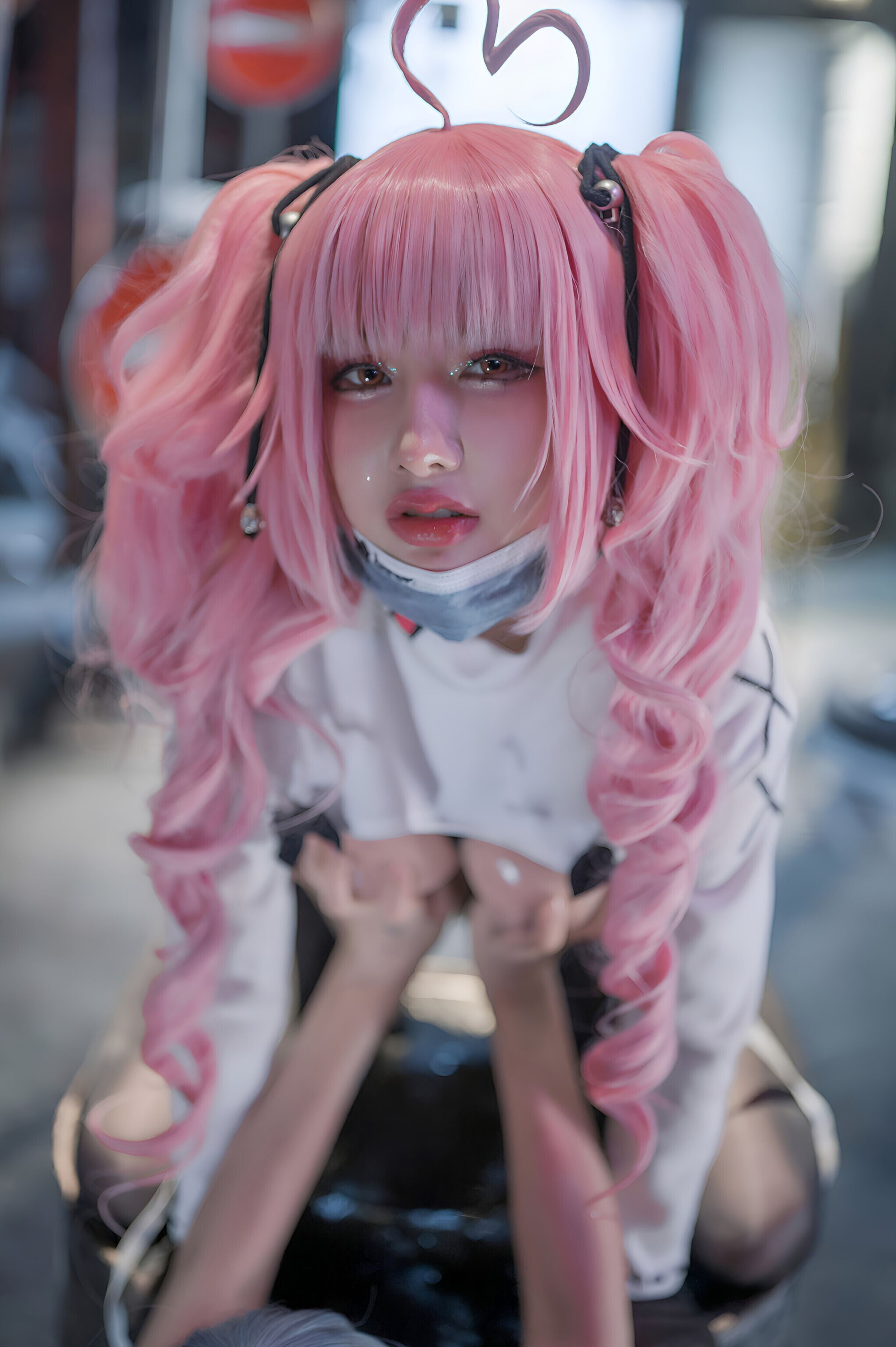 당신의 알 - 교차 전선 분홍색 머리 카티나 92P