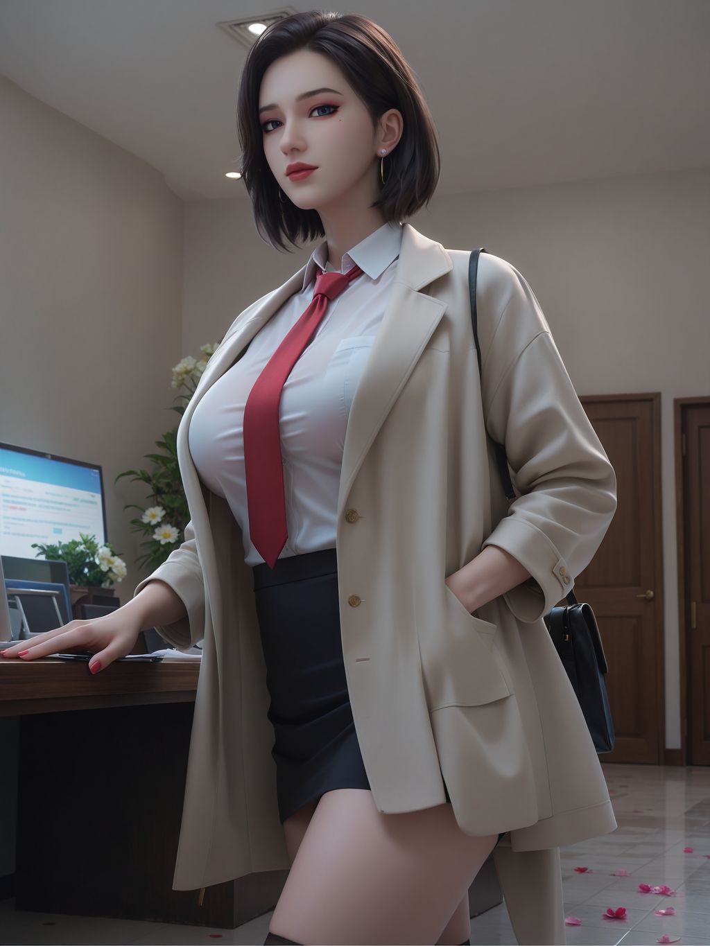人工智慧生成的三體女律師 (61 張照片)