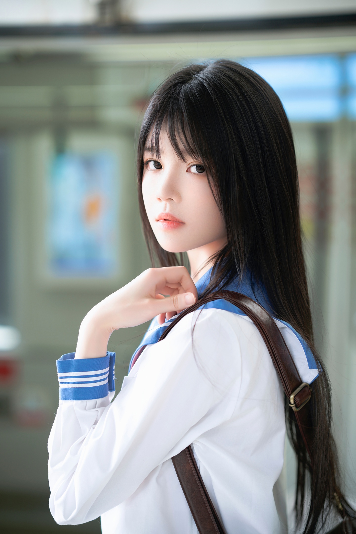Đào Hoa Mèo - Đồng phục JK tàu điện ngầm 33P