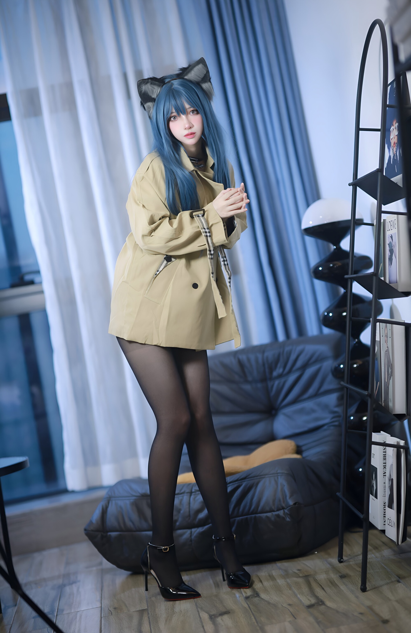 Fengmao SS 猫耳黒ストッキング 70P