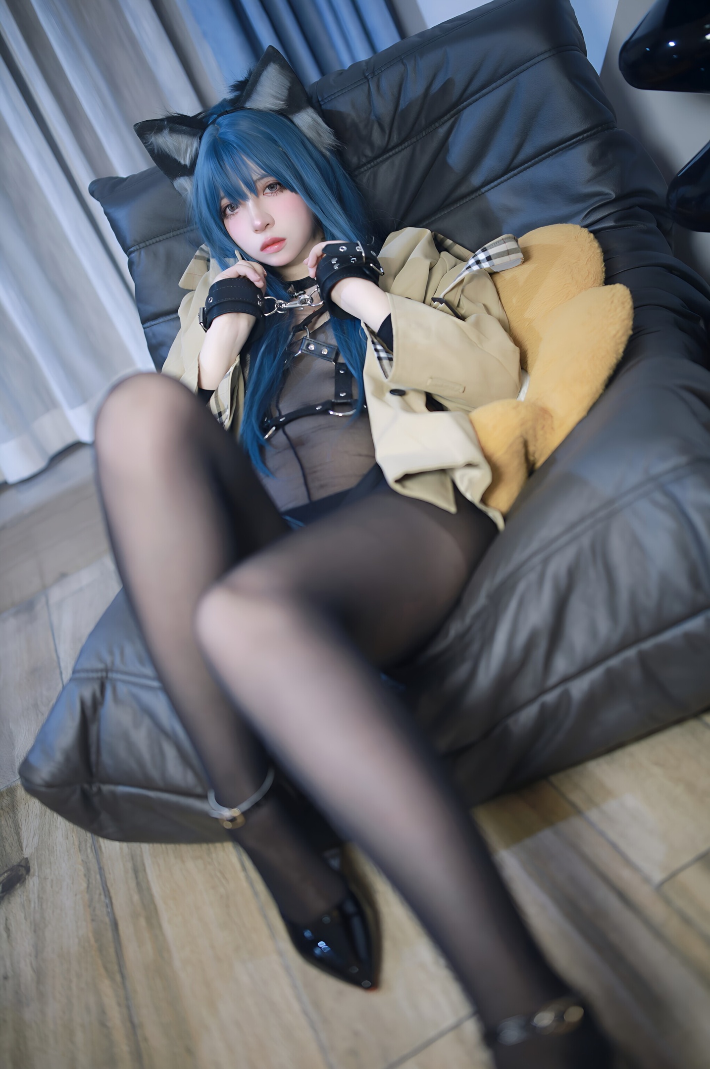 Fengmao SS 猫耳黒ストッキング 70P