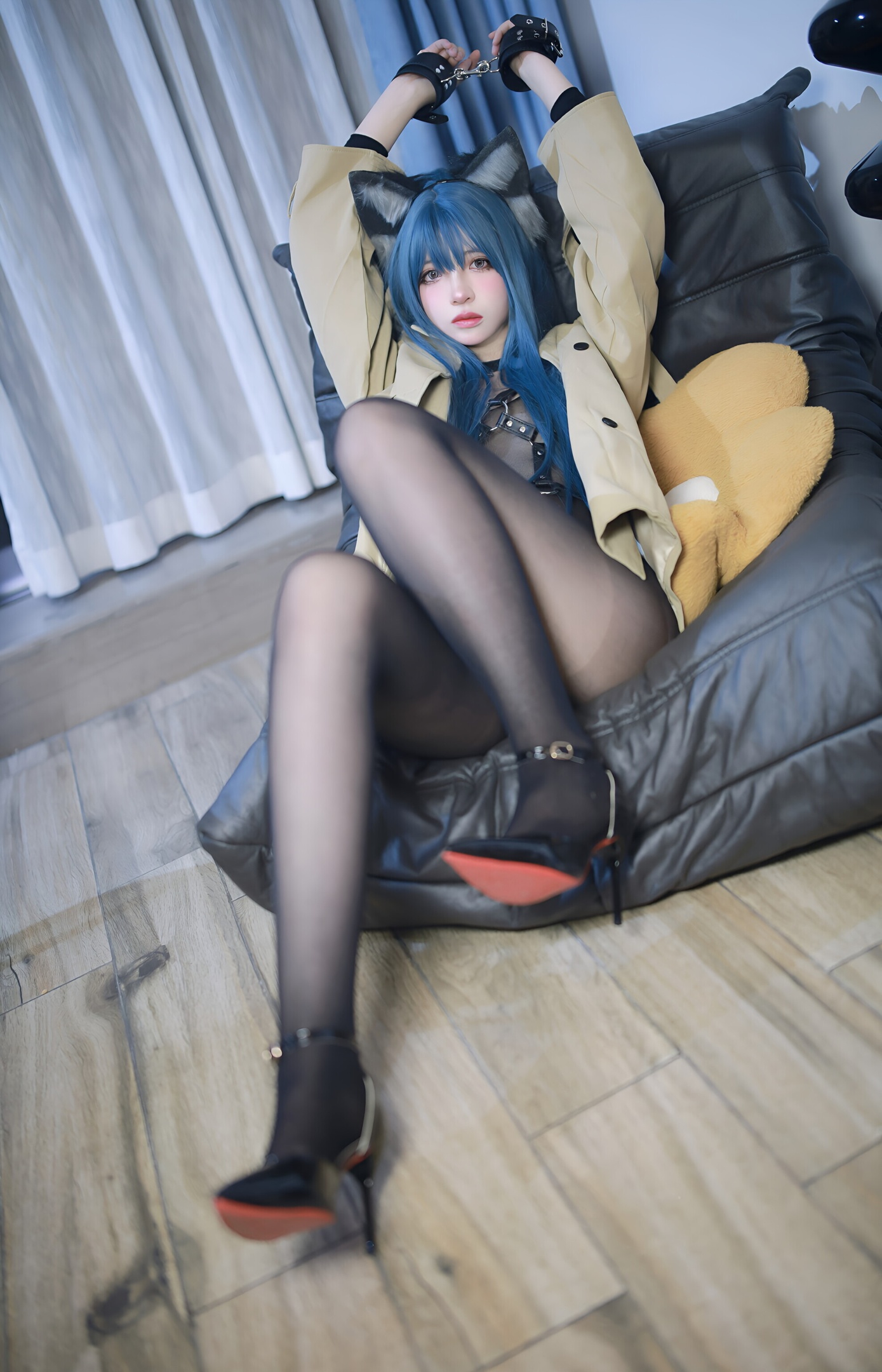 Fengmao SS 猫耳黒ストッキング 70P